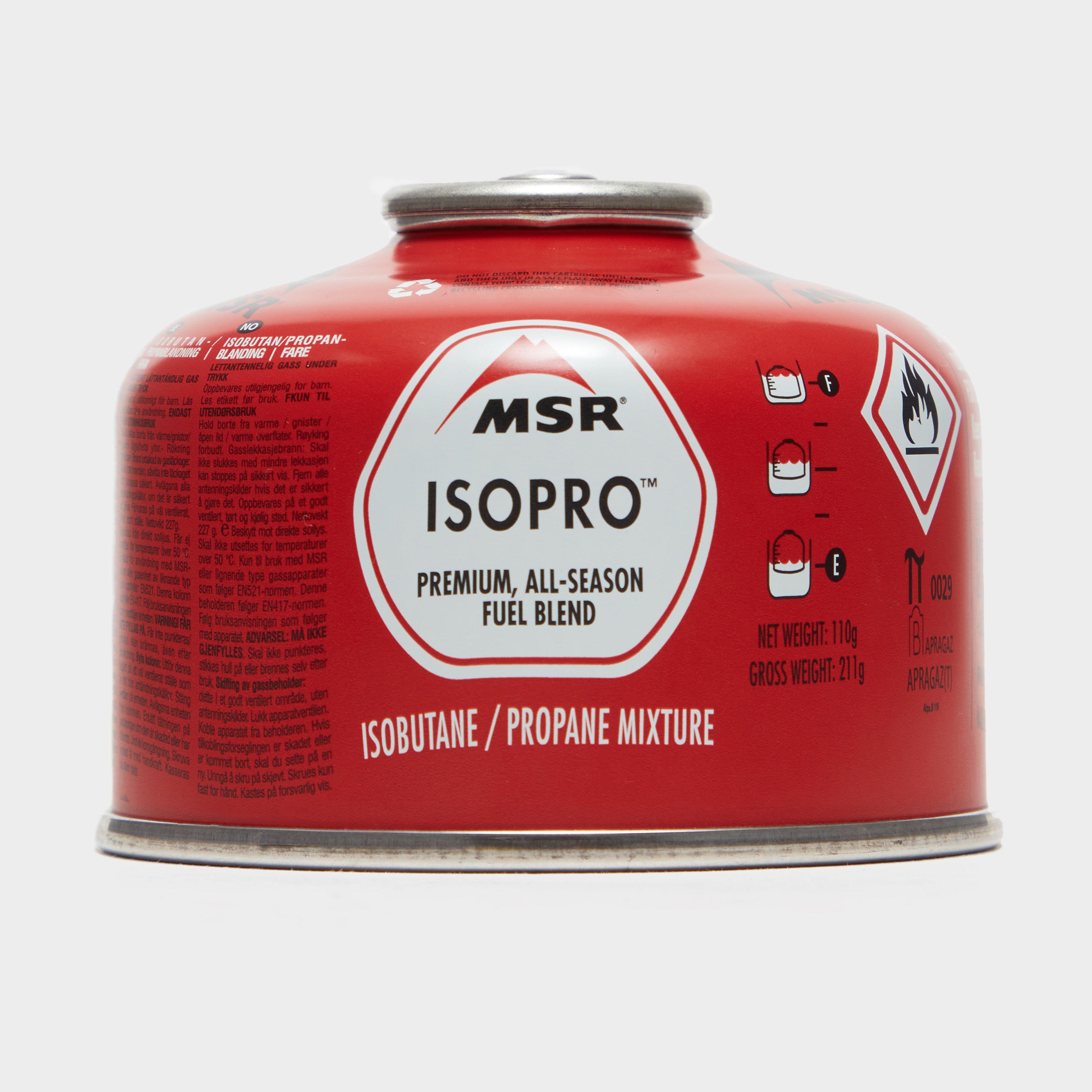 Image of Msr Isopro Fuel Canister (4Oz, 113G) - Red, Red