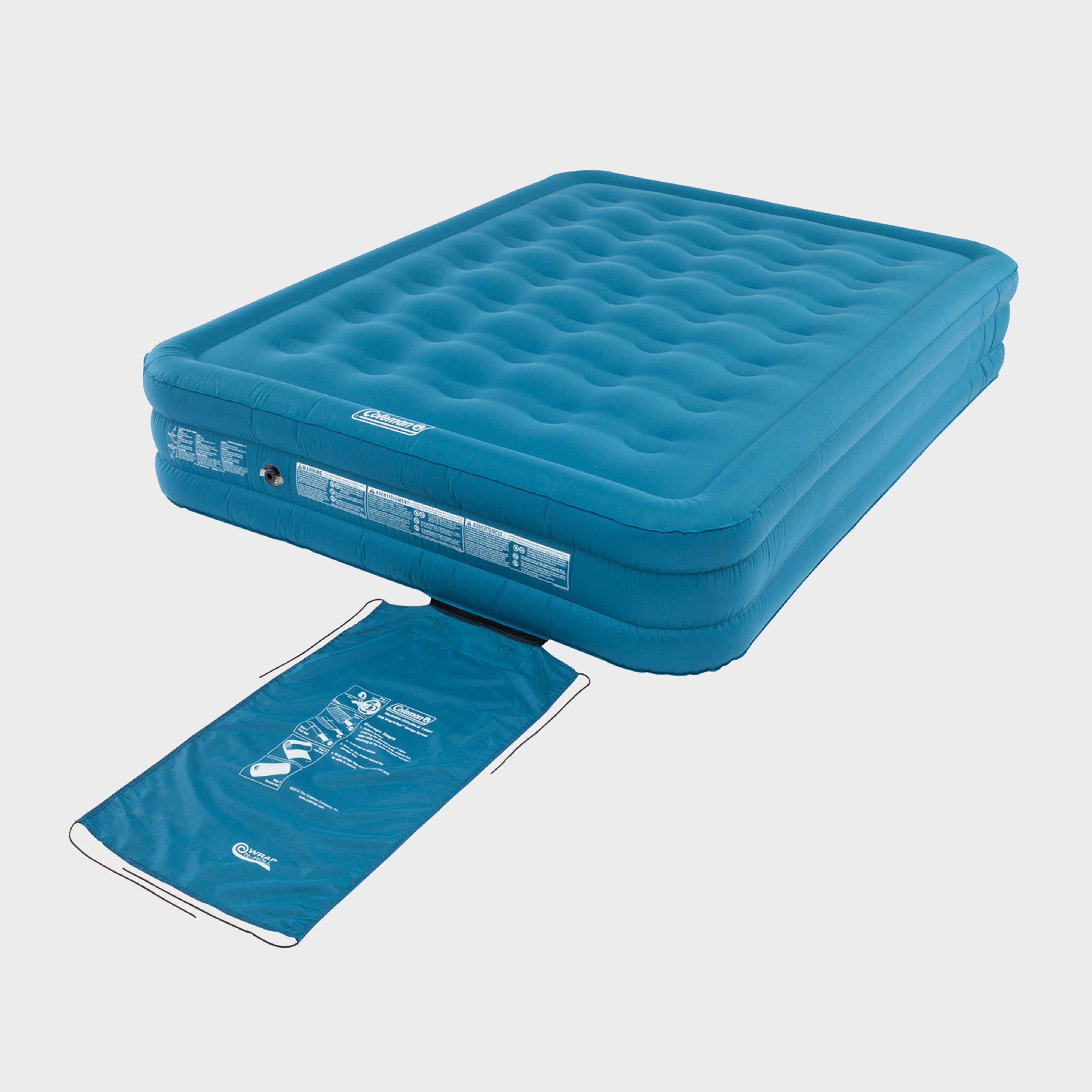 Image of Coleman Extra Durable Raised Double Airbed - Blue, Blue
