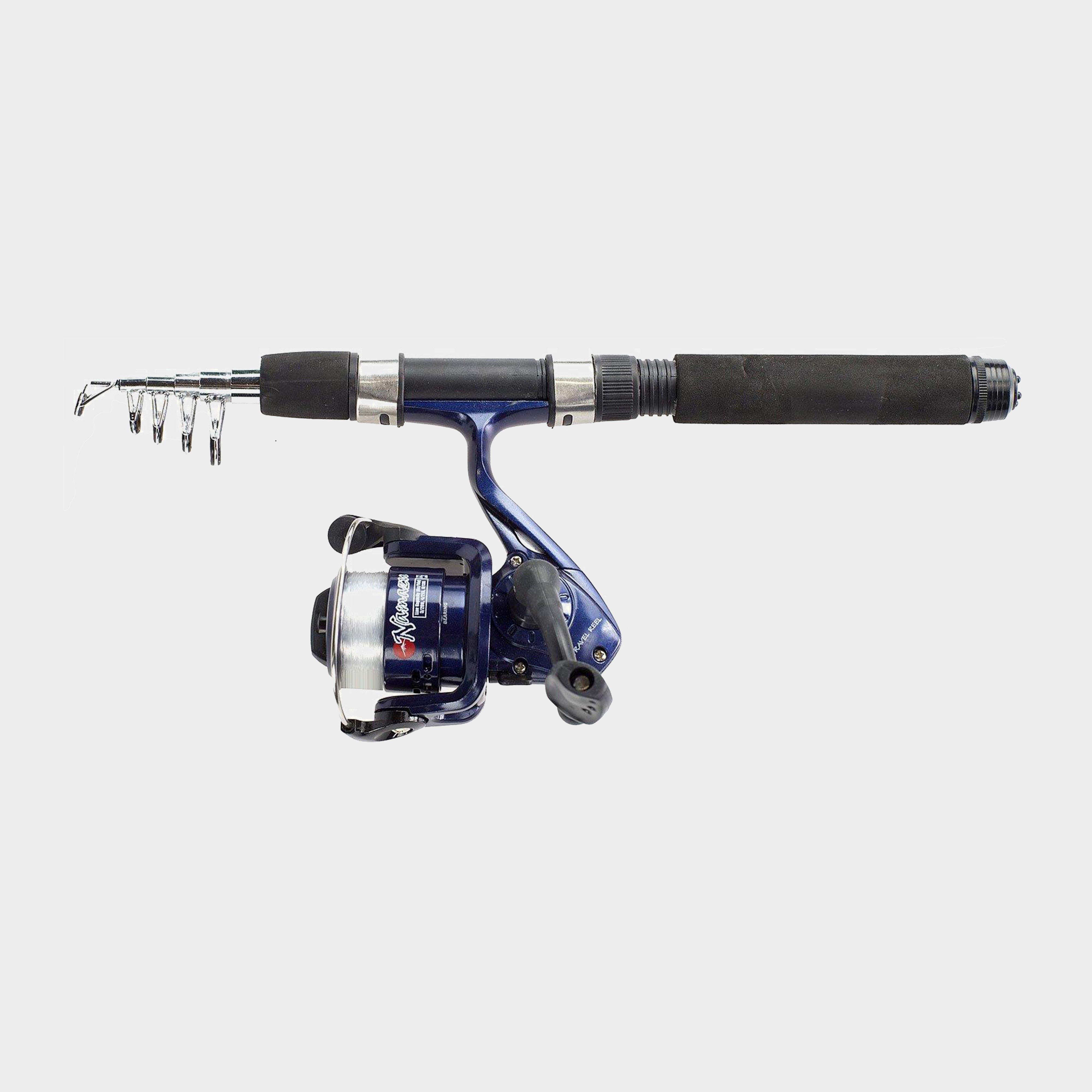 Image of Ngt Namazu Telescopic Rod & Reel Combo - Black, Black