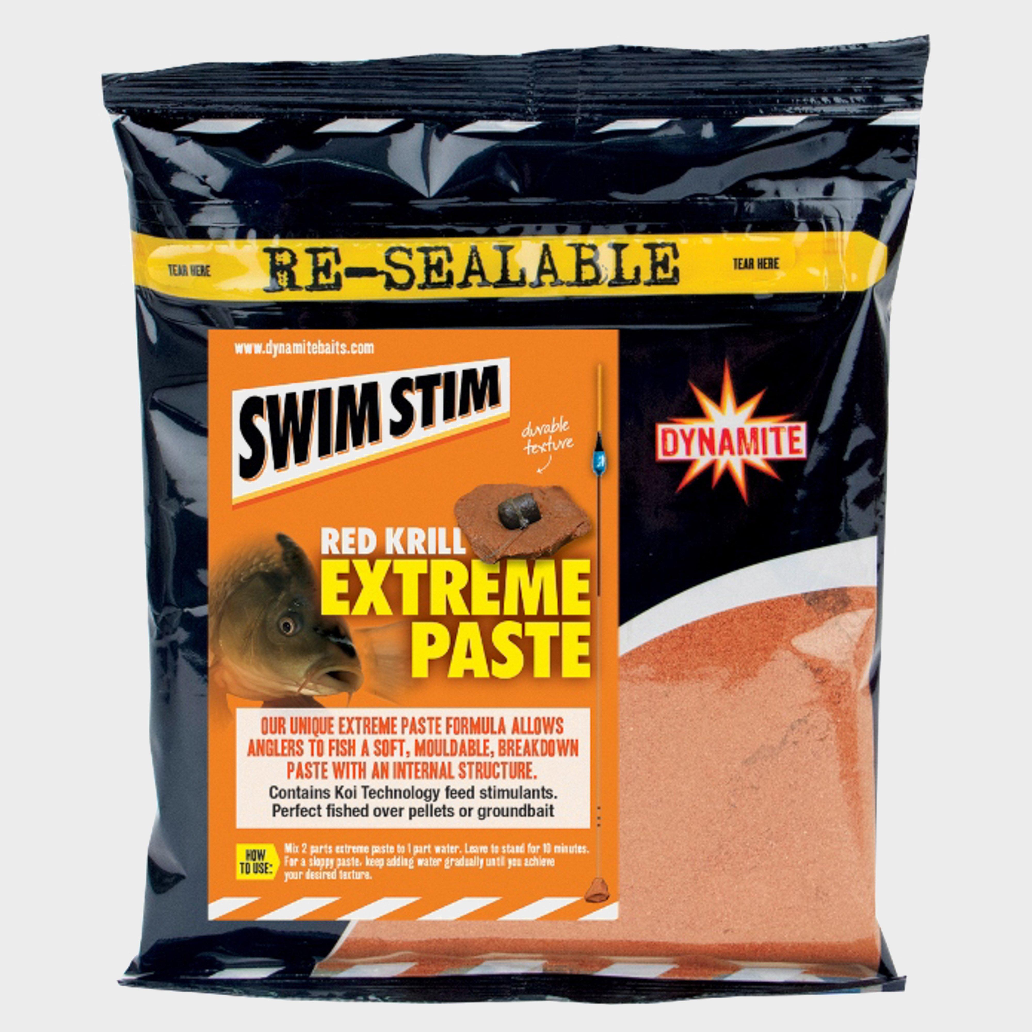 Image of Dynamite Swim Stim Extreme Paste Red Krill 350G - Brown, Brown
