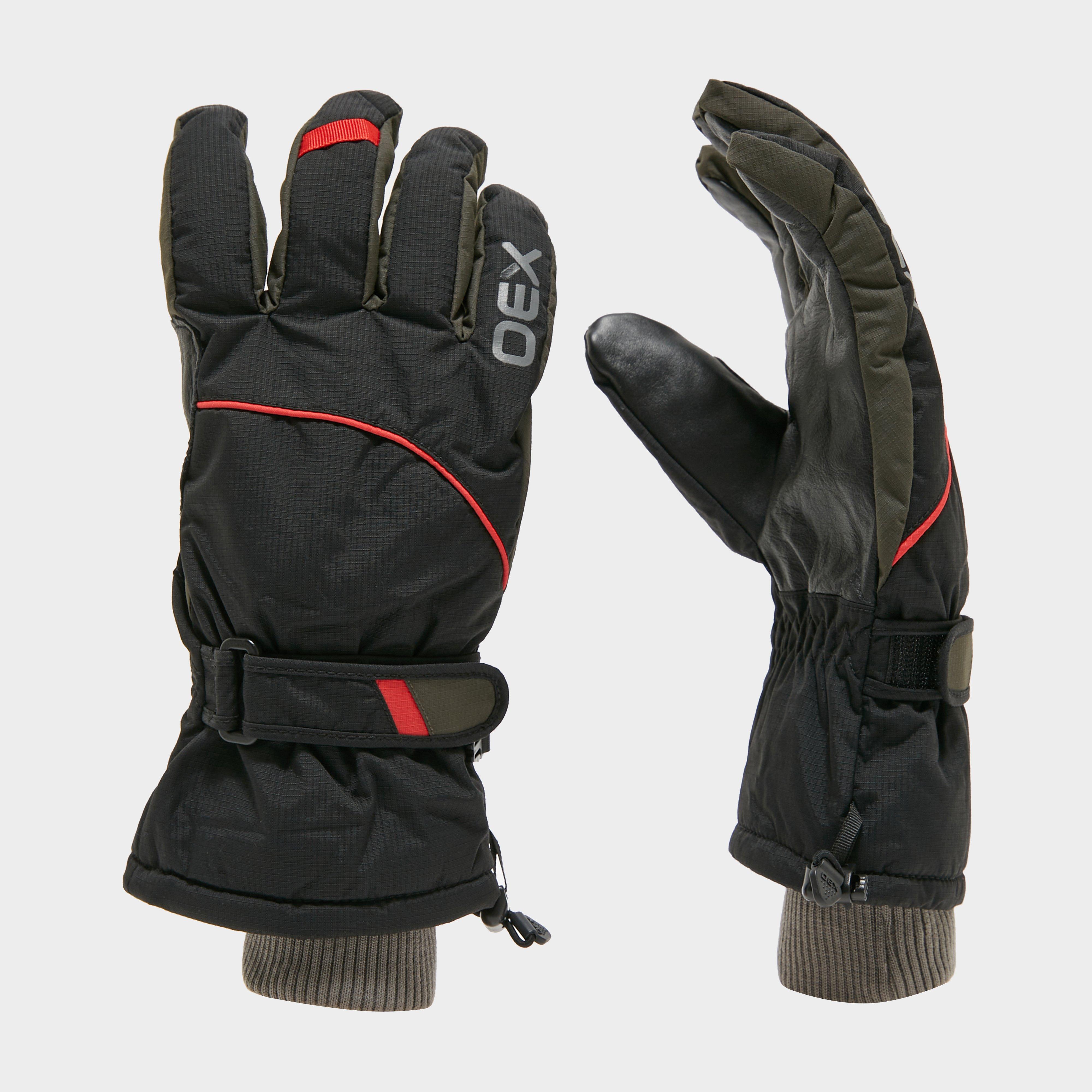 Photos - Winter Gloves & Mittens OEX Summit Waterproof Gloves, Black 