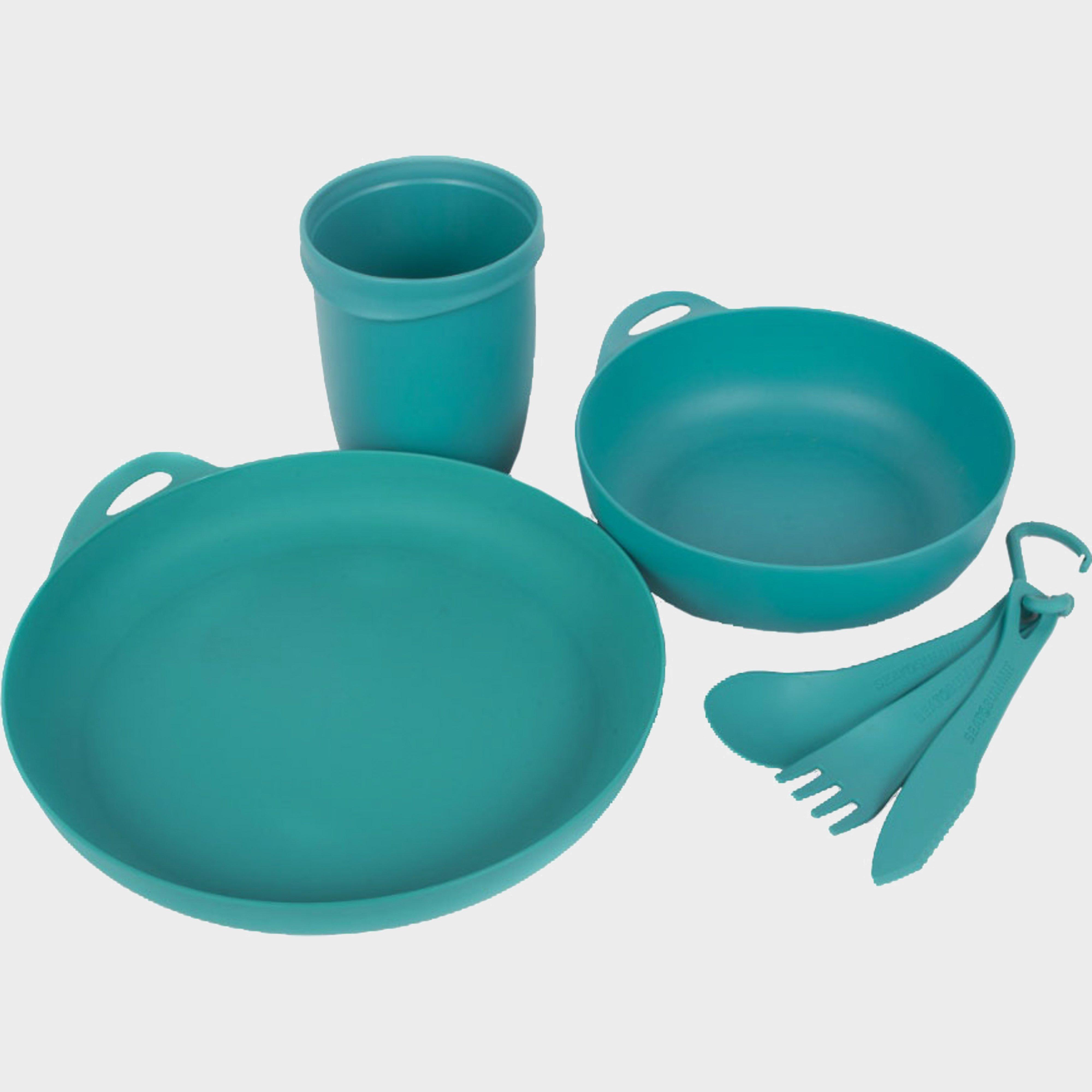 Image of Sea To Summit Delta Camp Set (Bowl, Plate, Mug, Cutlery) - Blue, Blue