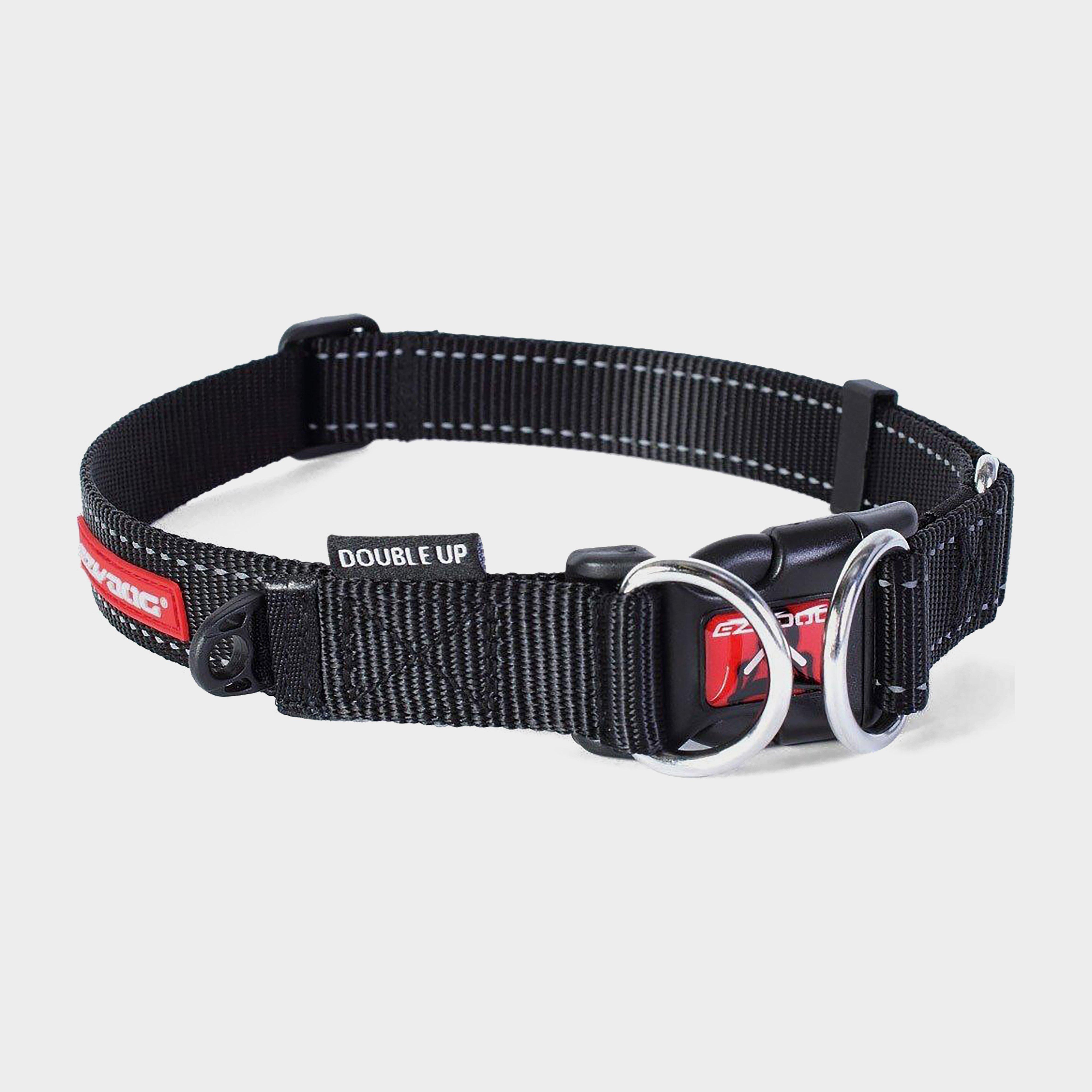 Photos - Collar / Harnesses EzyDog Double Up Dog Collar , Black (Small)