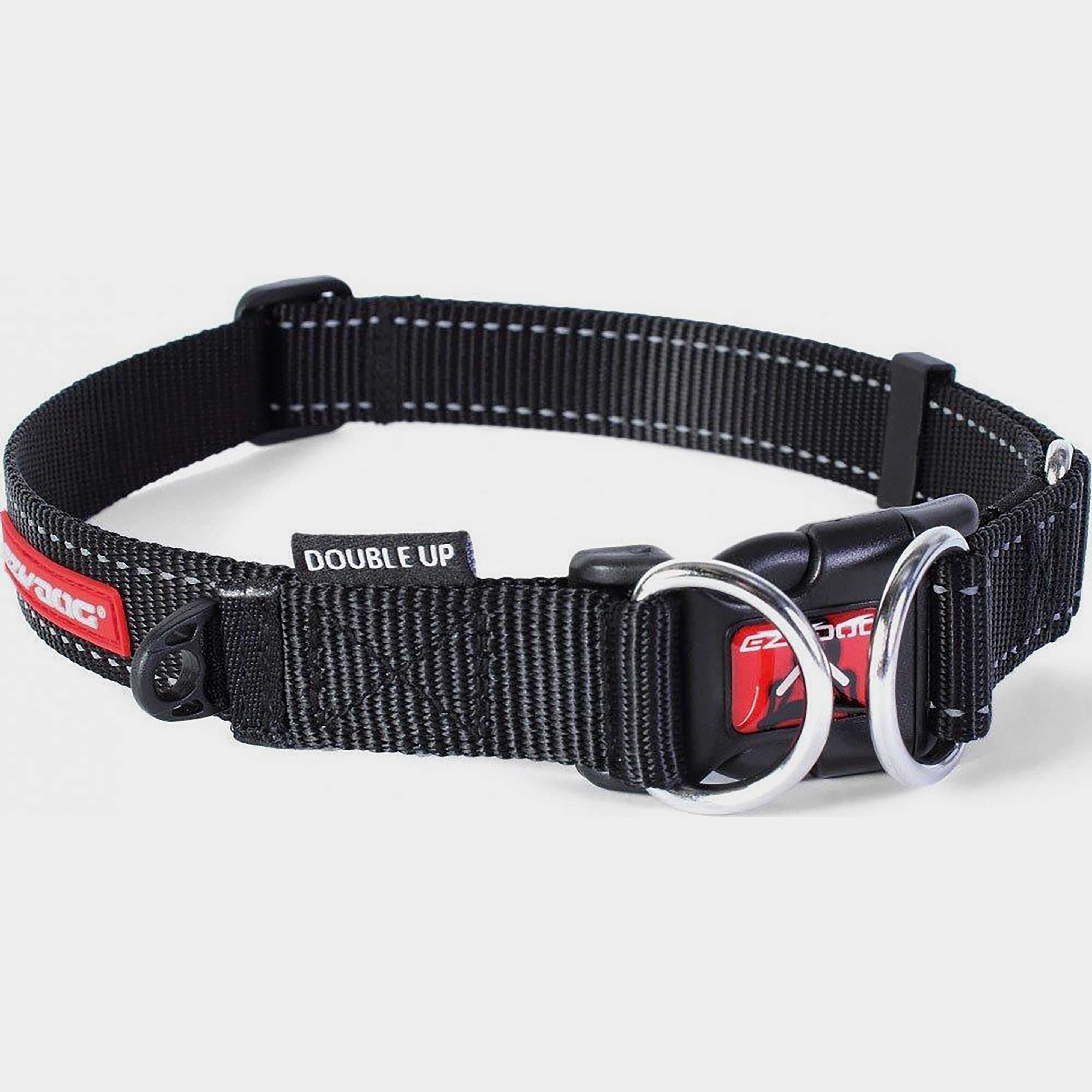 Image of Ezydog Double Up Dog Collar (Medium) - Black, Black