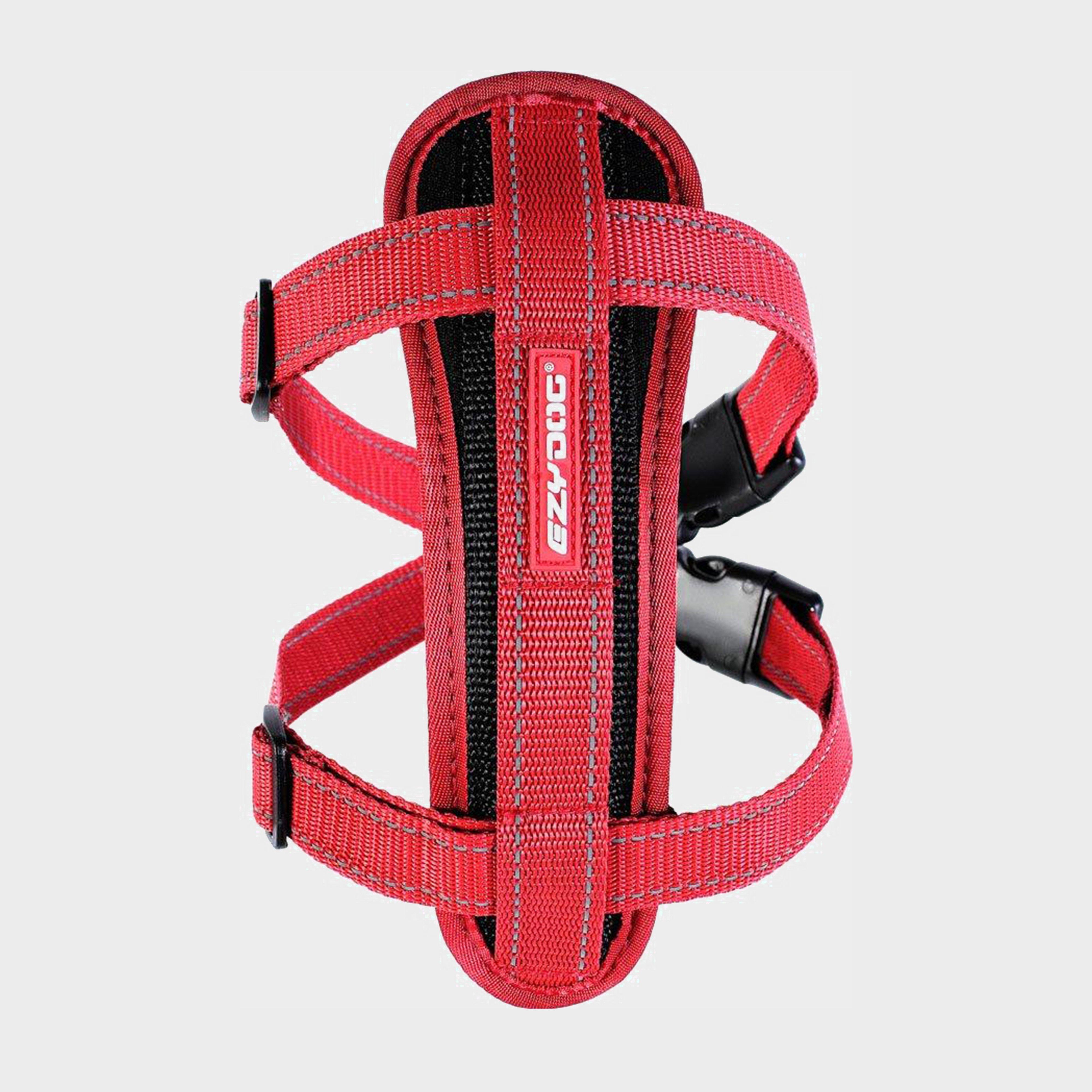 Image of Ezydog Chest Plate Harness Red, Red
