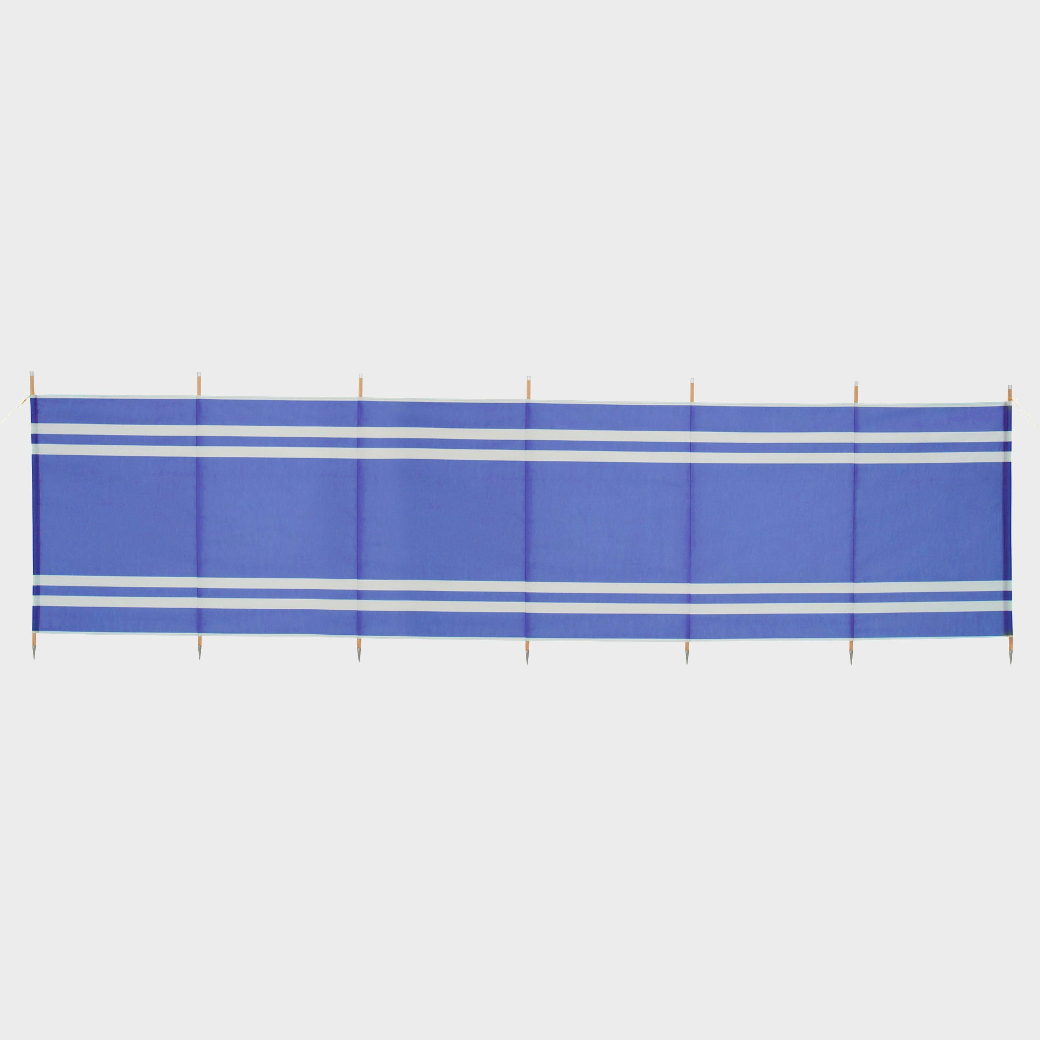 Hi-Gear Hi-Gear 7-Pole Wooden Windbreak - Blue, Blue