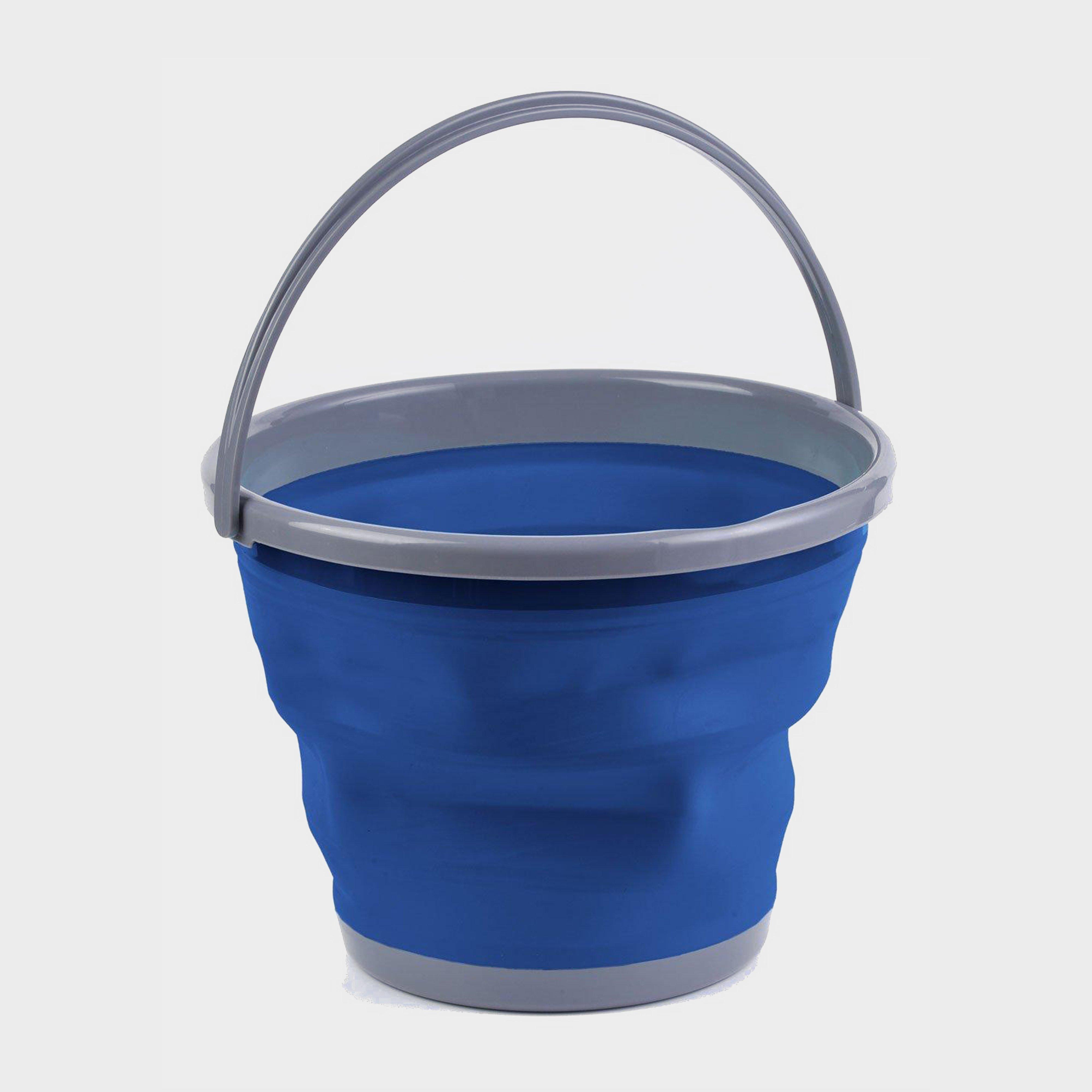 Image of Hi-Gear Fold Flat Bucket 5L - Blue, Blue