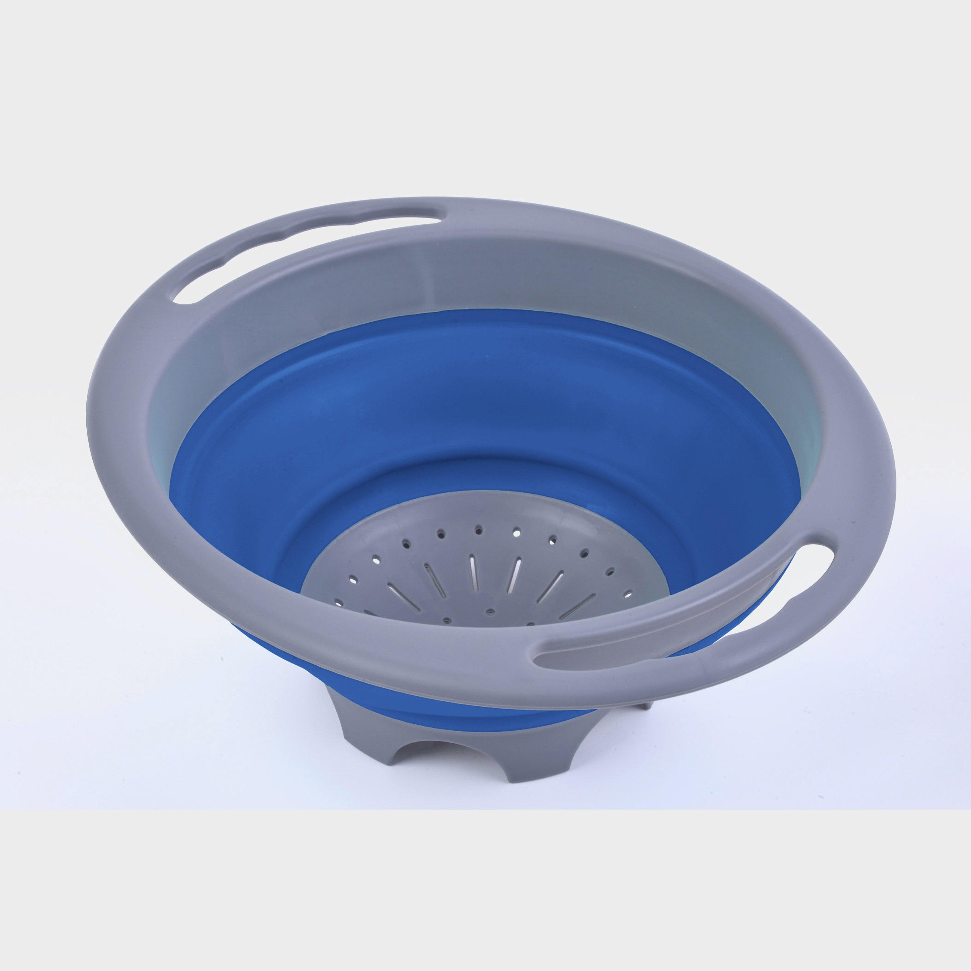 Image of Hi-Gear Folding Colander - Blue, Blue