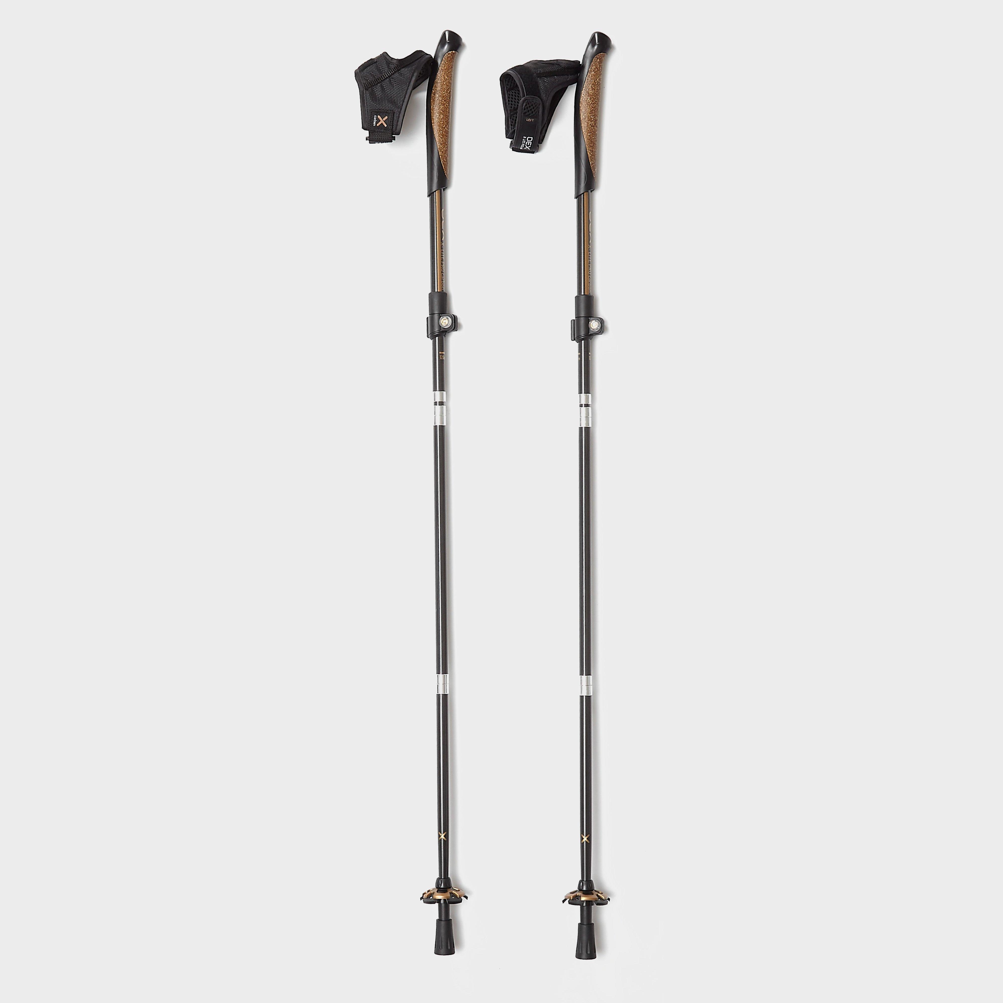 OEX Oex X-Lite Pro Carbon Walking Poles (Pair) - Black, Black