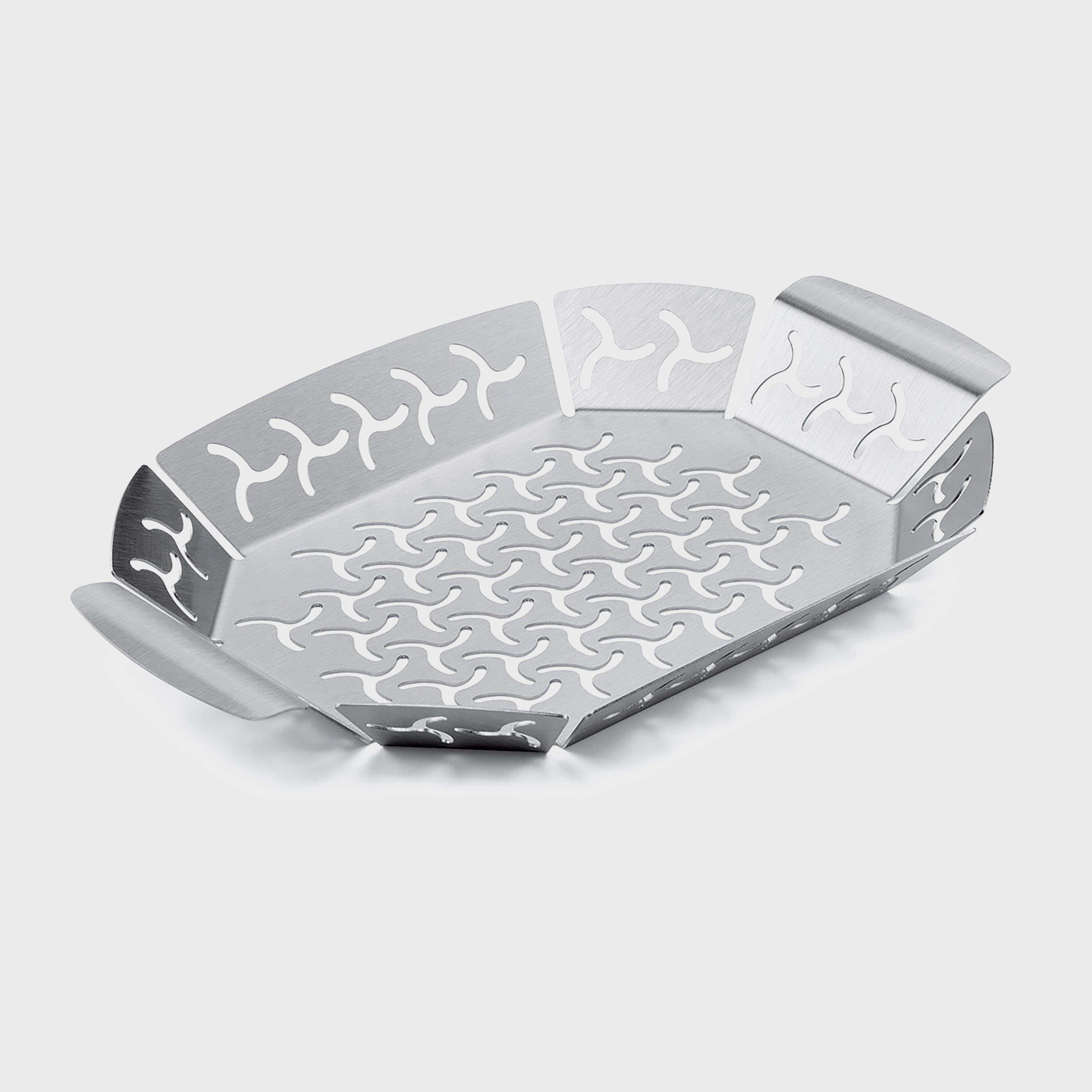 Image of Weber Premium Grilling Basket (Small) - Silver, SILVER