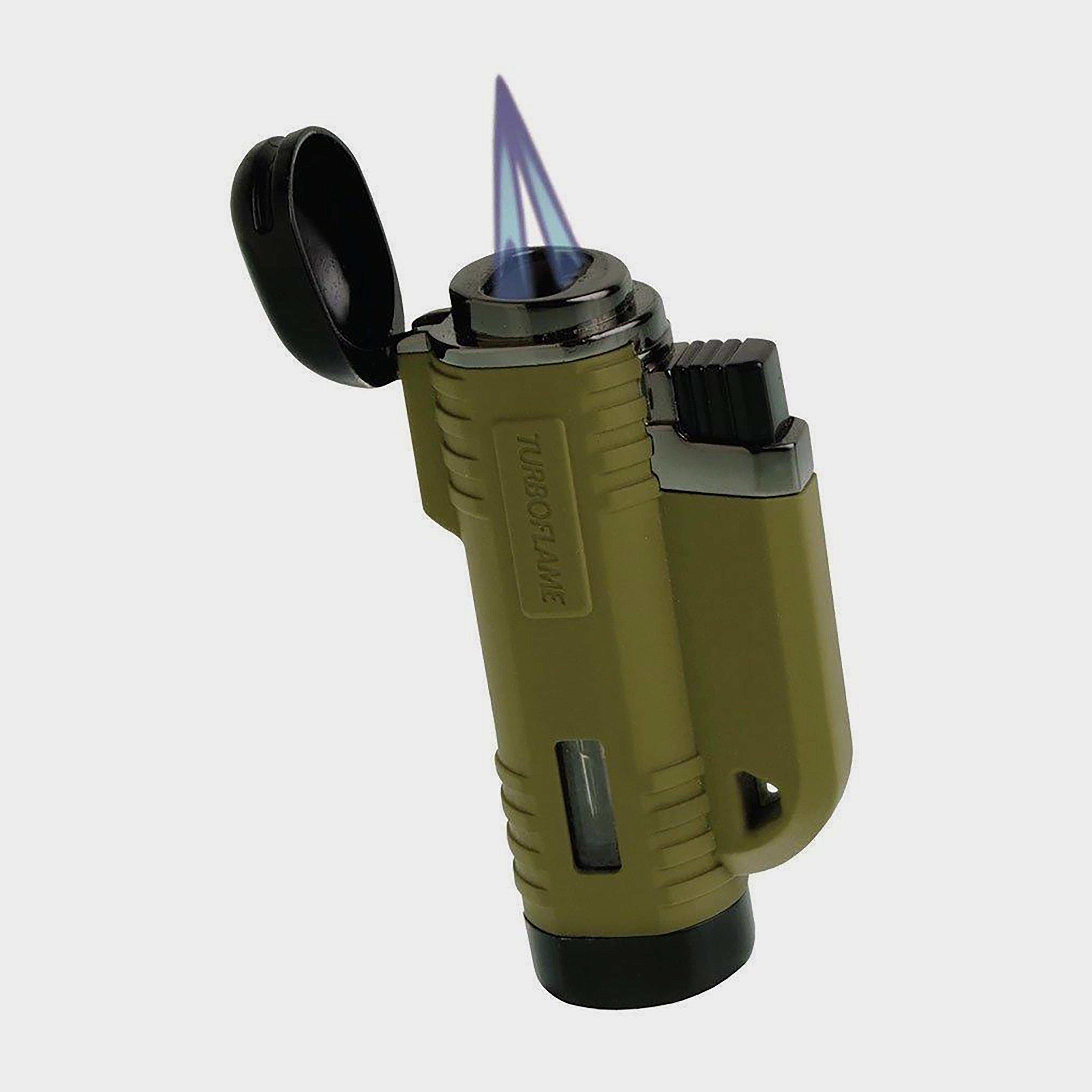 Image of Turboflame Vfr2 V-Flame Lighter - Green, Green
