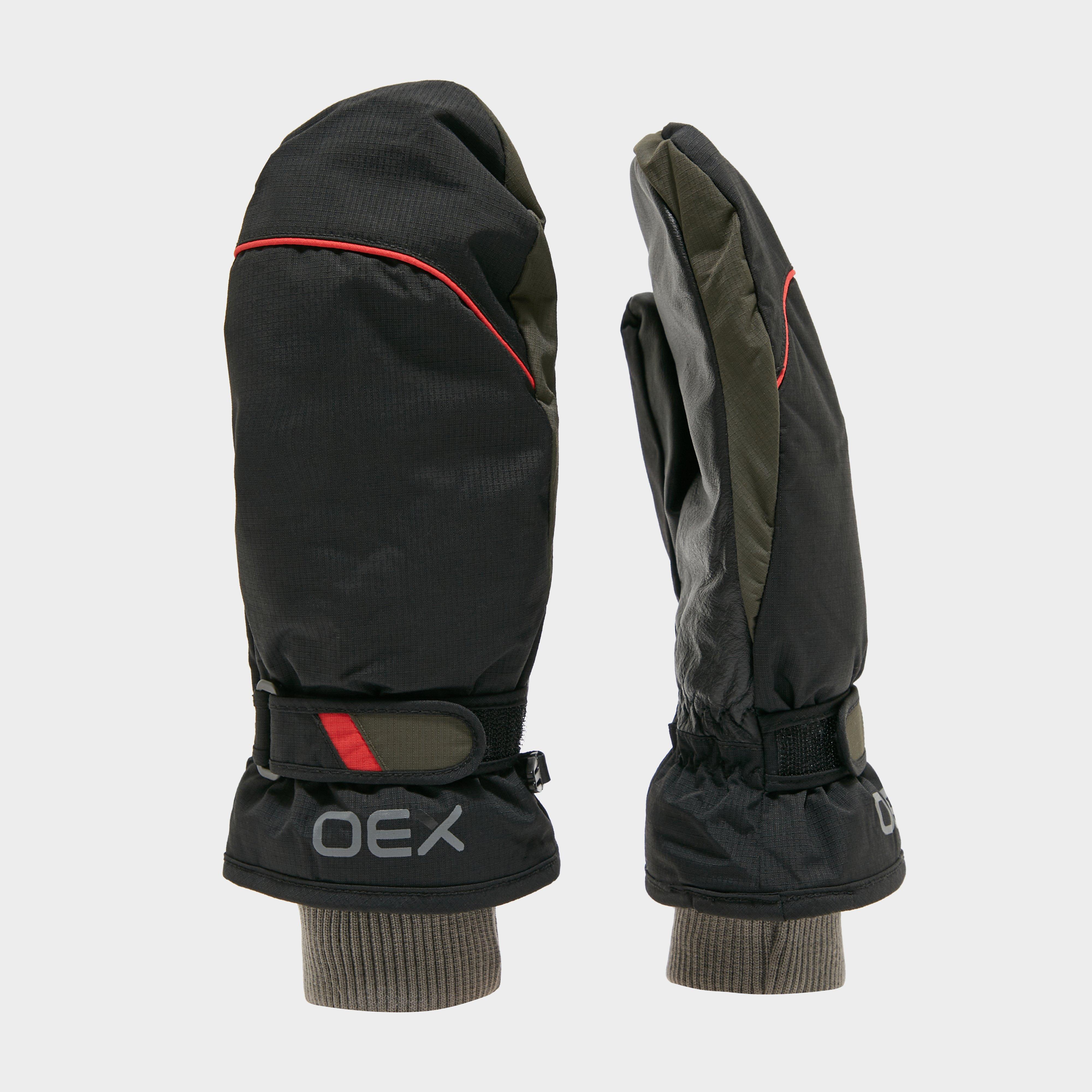 Photos - Winter Gloves & Mittens OEX Summit Waterproof Mitts, Black 