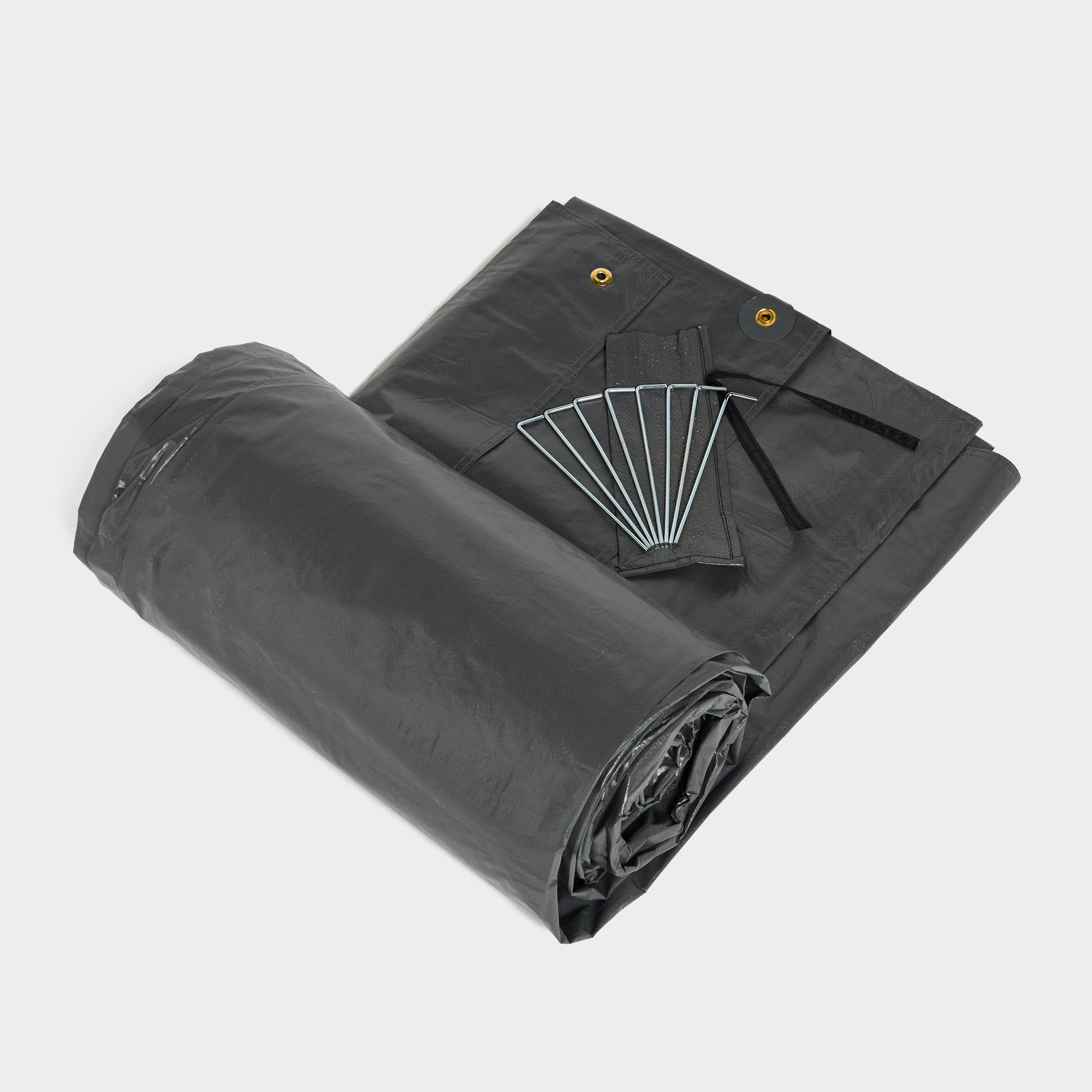 Hi-Gear Hi-Gear Vanguard Eclipse 8 Tent Footprint - Black, BLACK