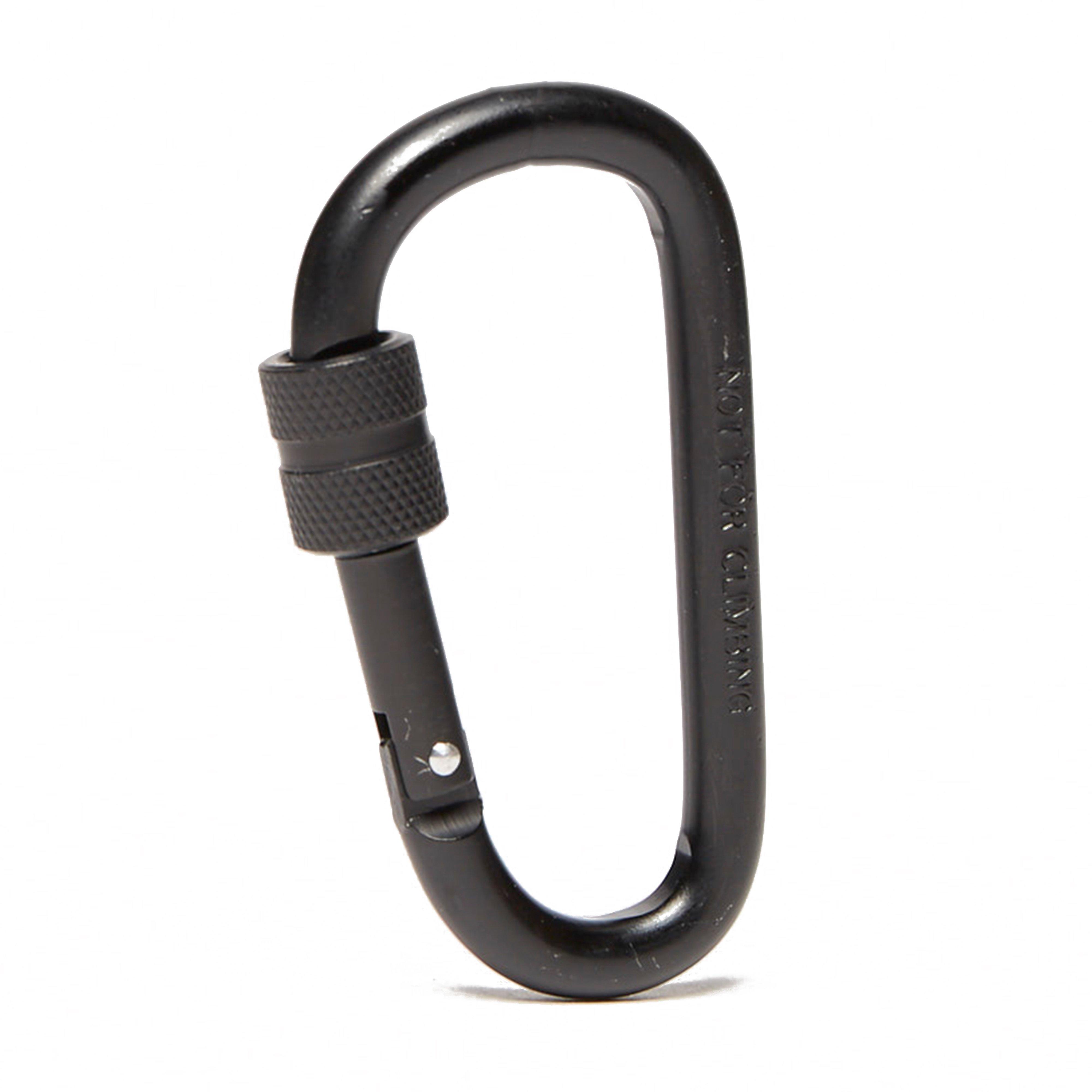 Photos - Other Camping Goods OEX Locking Carabiner  - Black, Black (8Cm)