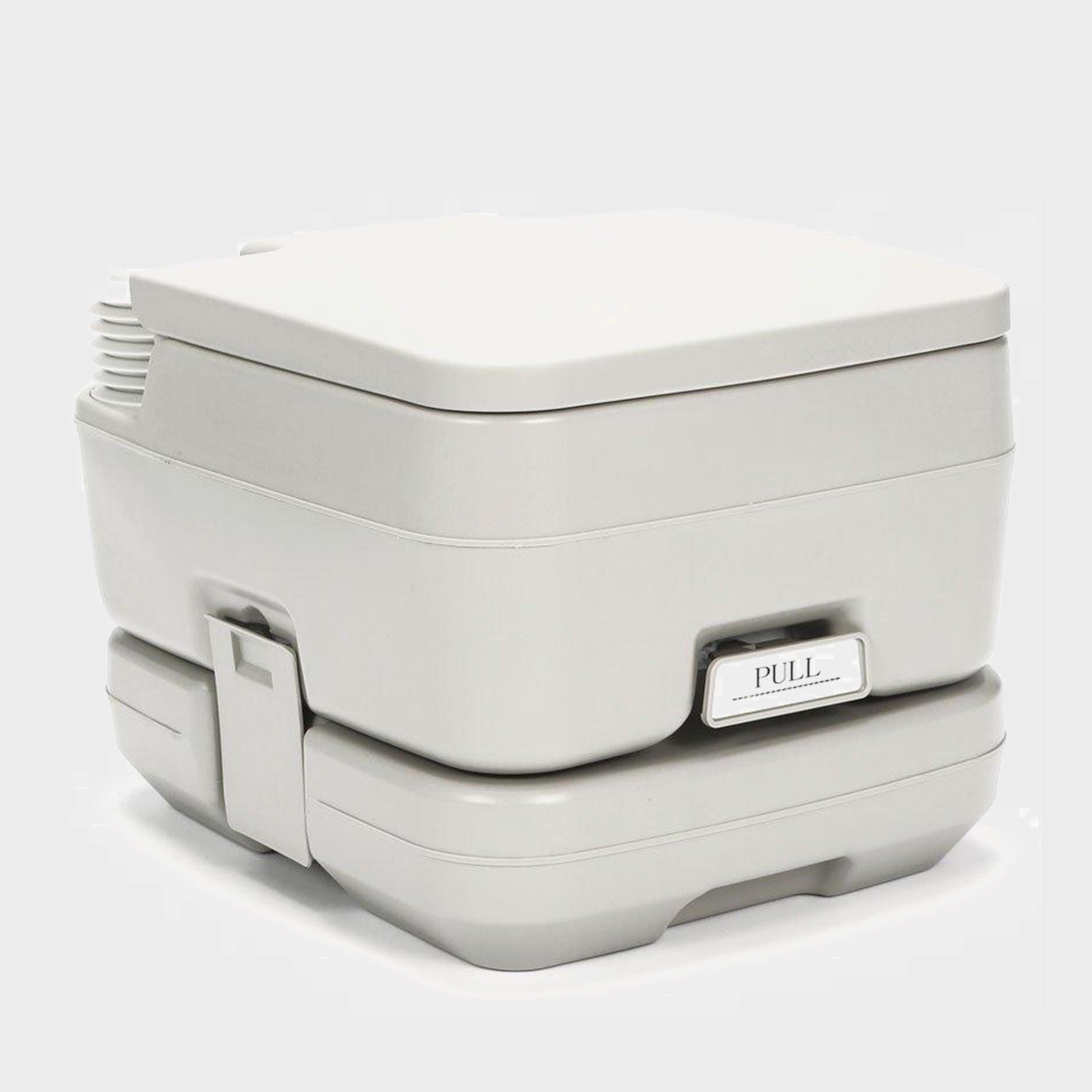 Hi-Gear Hi-Gear Portable Flush Toilet - White, WHITE
