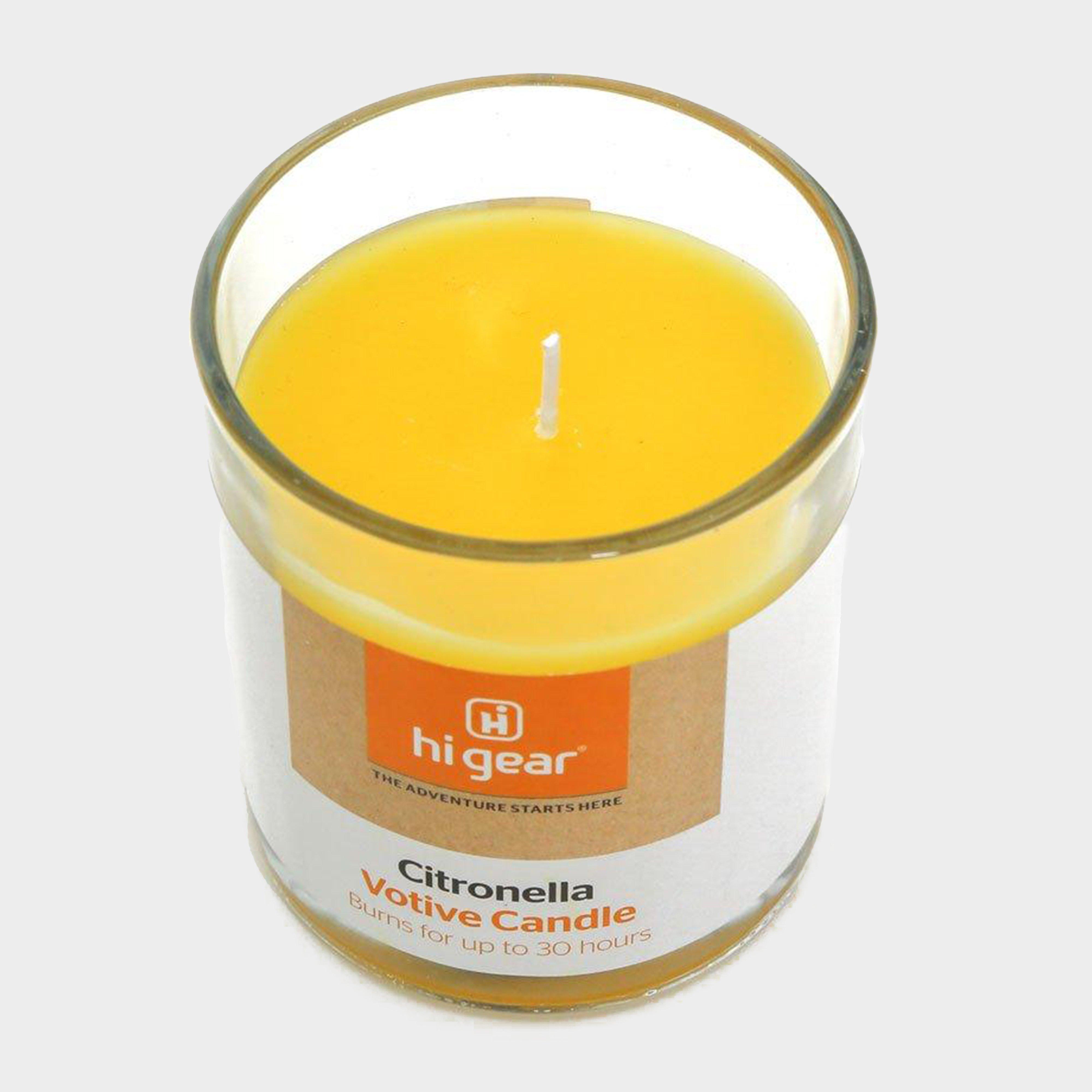 Image of Hi-Gear Citronella Votive Candle - Yellow, YELLOW