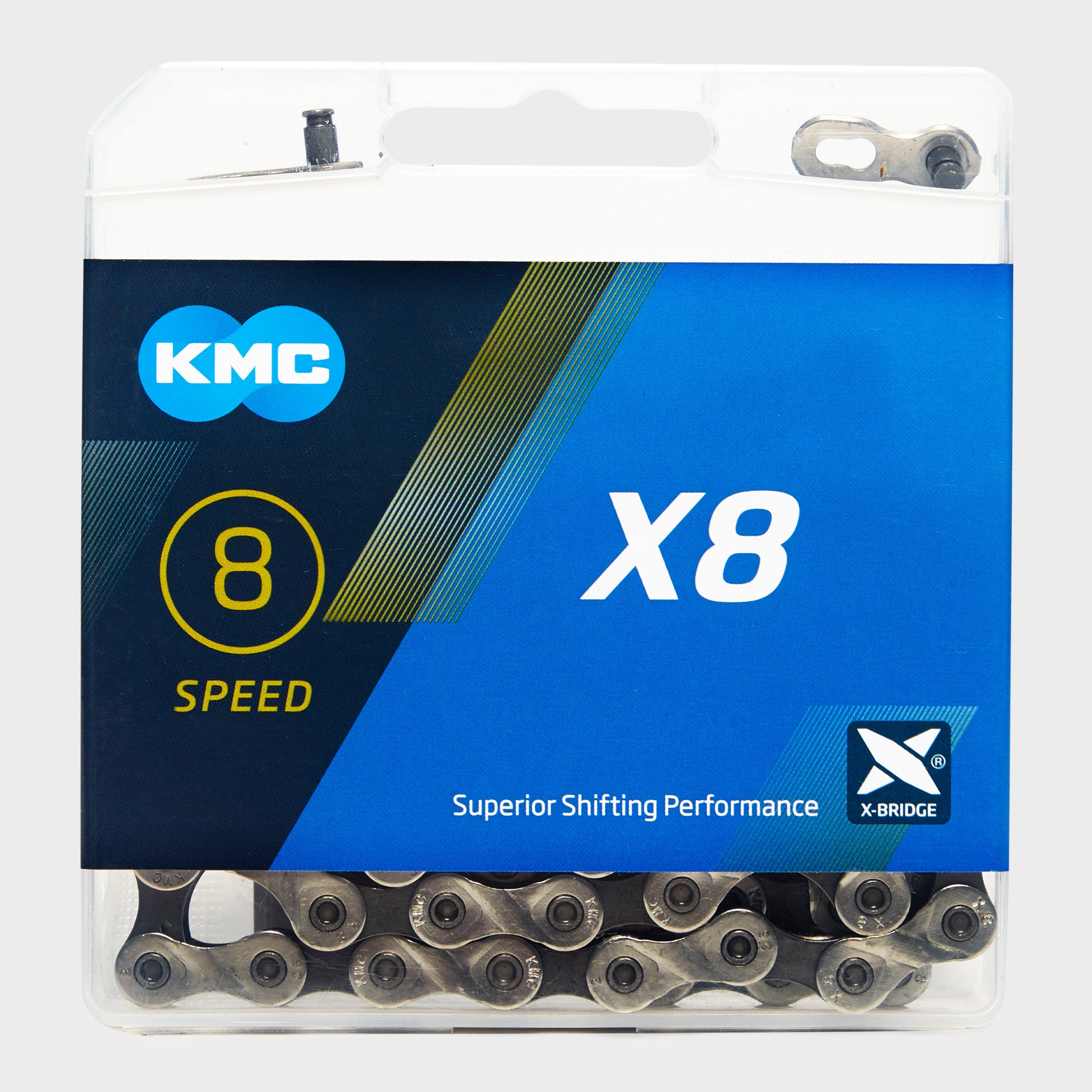 Image of Kmc Chains X8 Mtb Bike Chain - Silver, Silver
