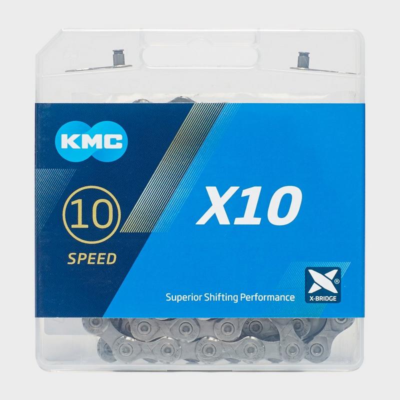 Millets Kmc Chains X10 Bike Chain - Silver, Silver