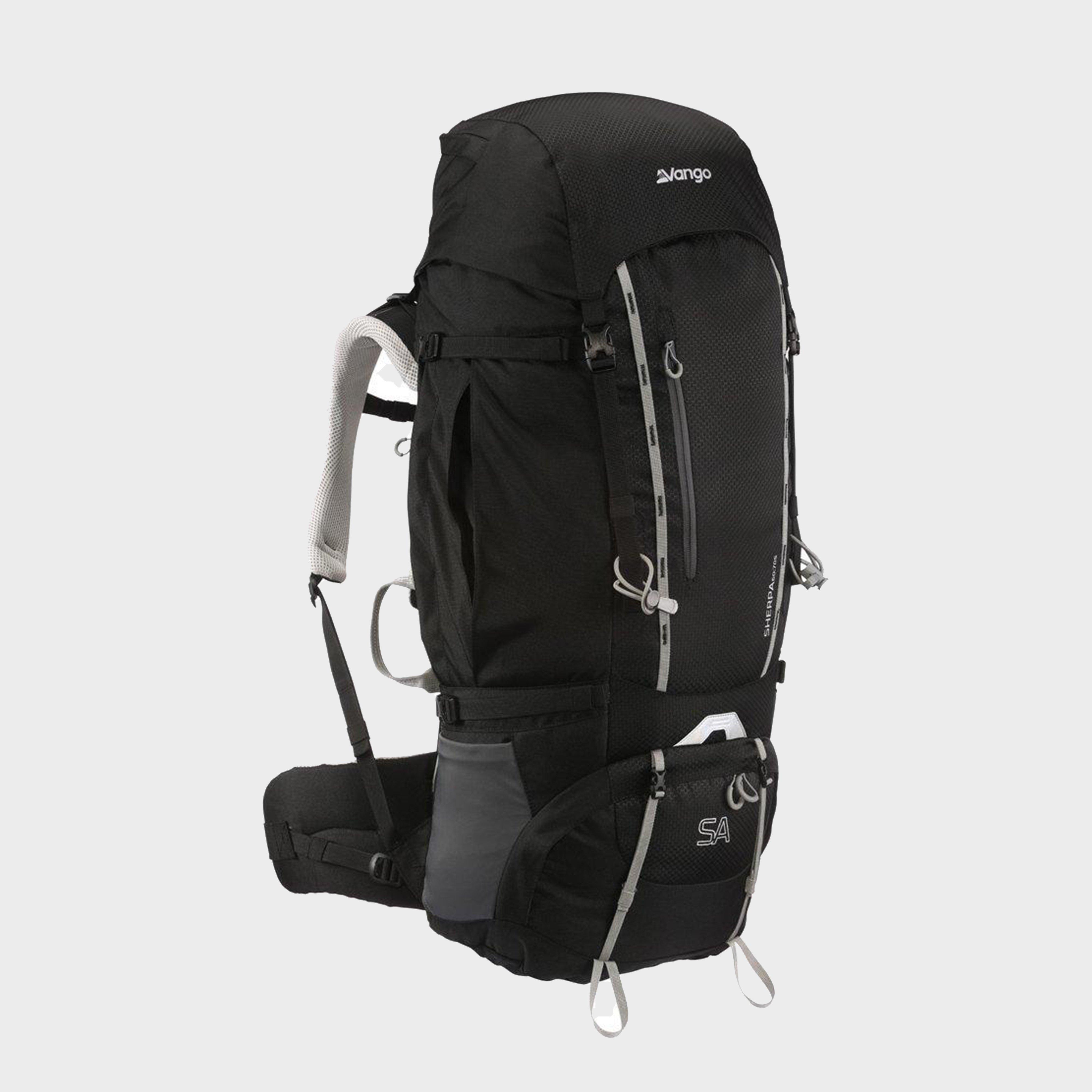 Image of Vango Sherpa 60:70 S Rucksack - Black, Black