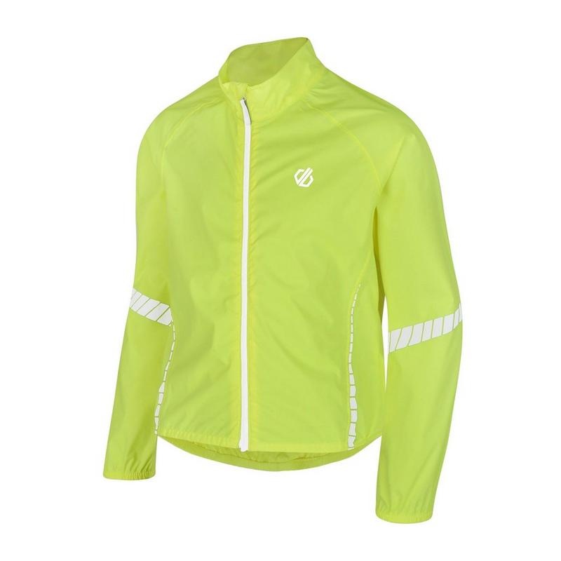 Millets Dare2b Kids' Cordial Waterproof Cycling Jacket - Yellow, Yellow