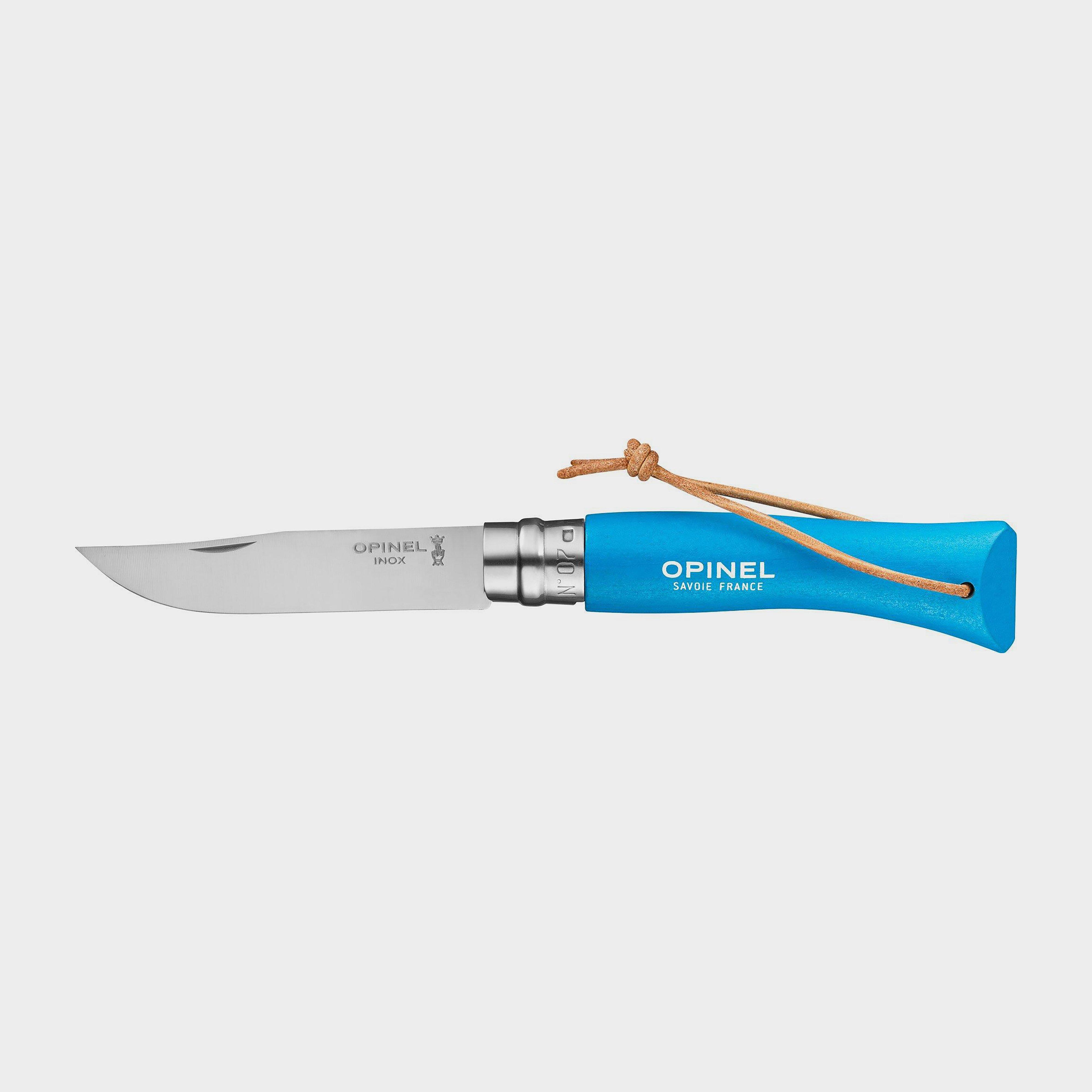 Image of Opinel No 7 Classic Trekking Knife - Blue, Blue