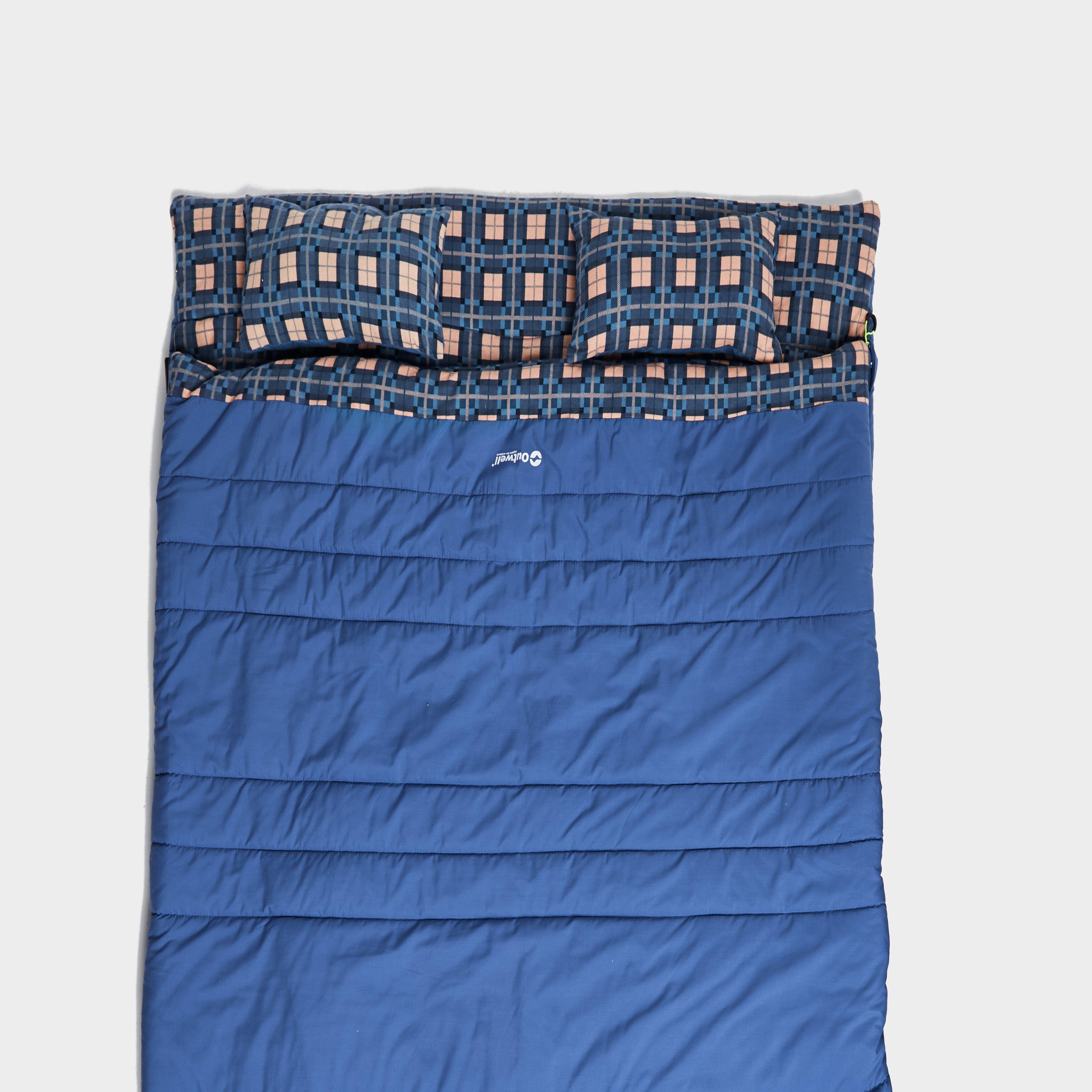 Image of Outwell Snooze Double Sleeping Bag - Blue, Blue