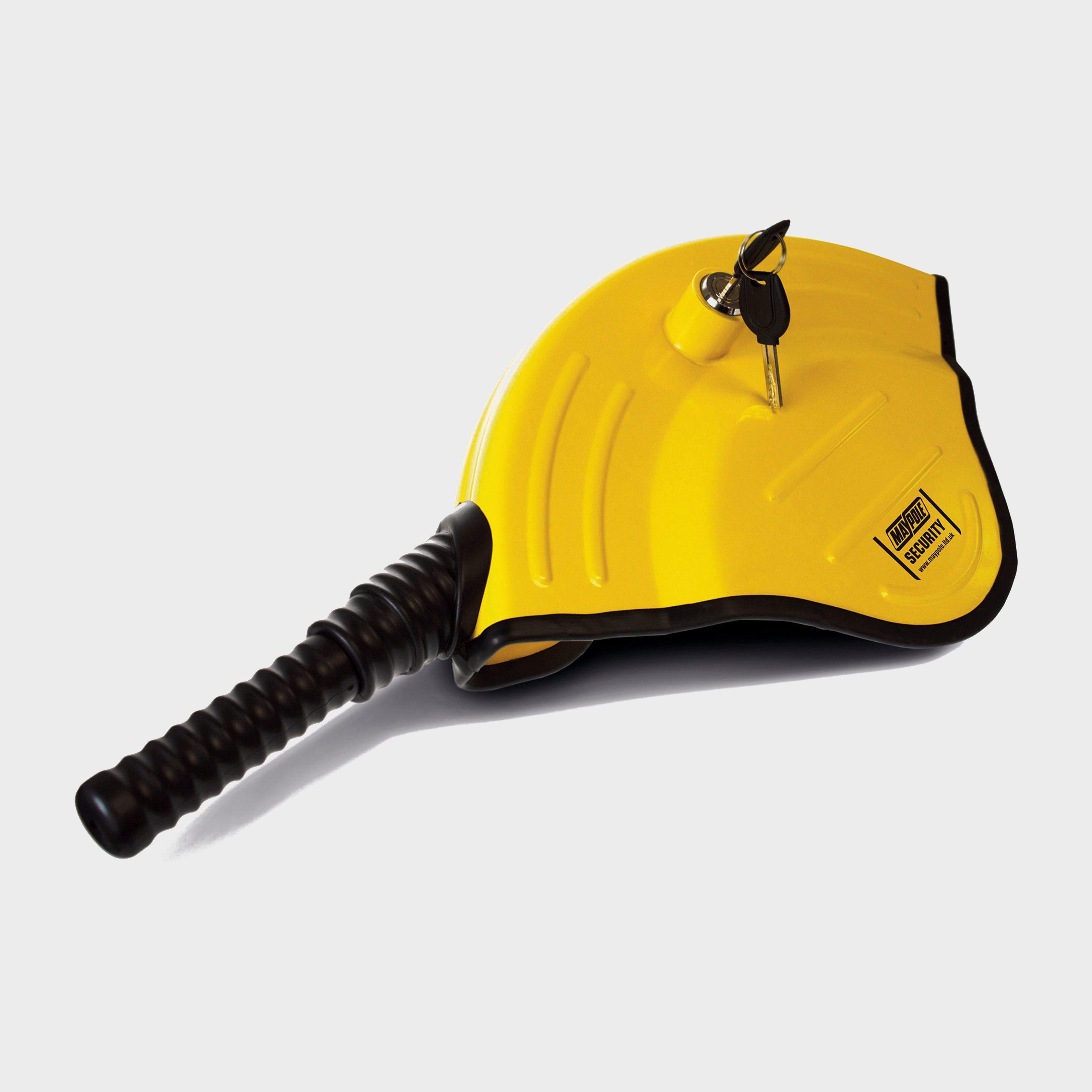 Image of Maypole Steering Wheel Lock Rh Drive - Yellow, YELLOW
