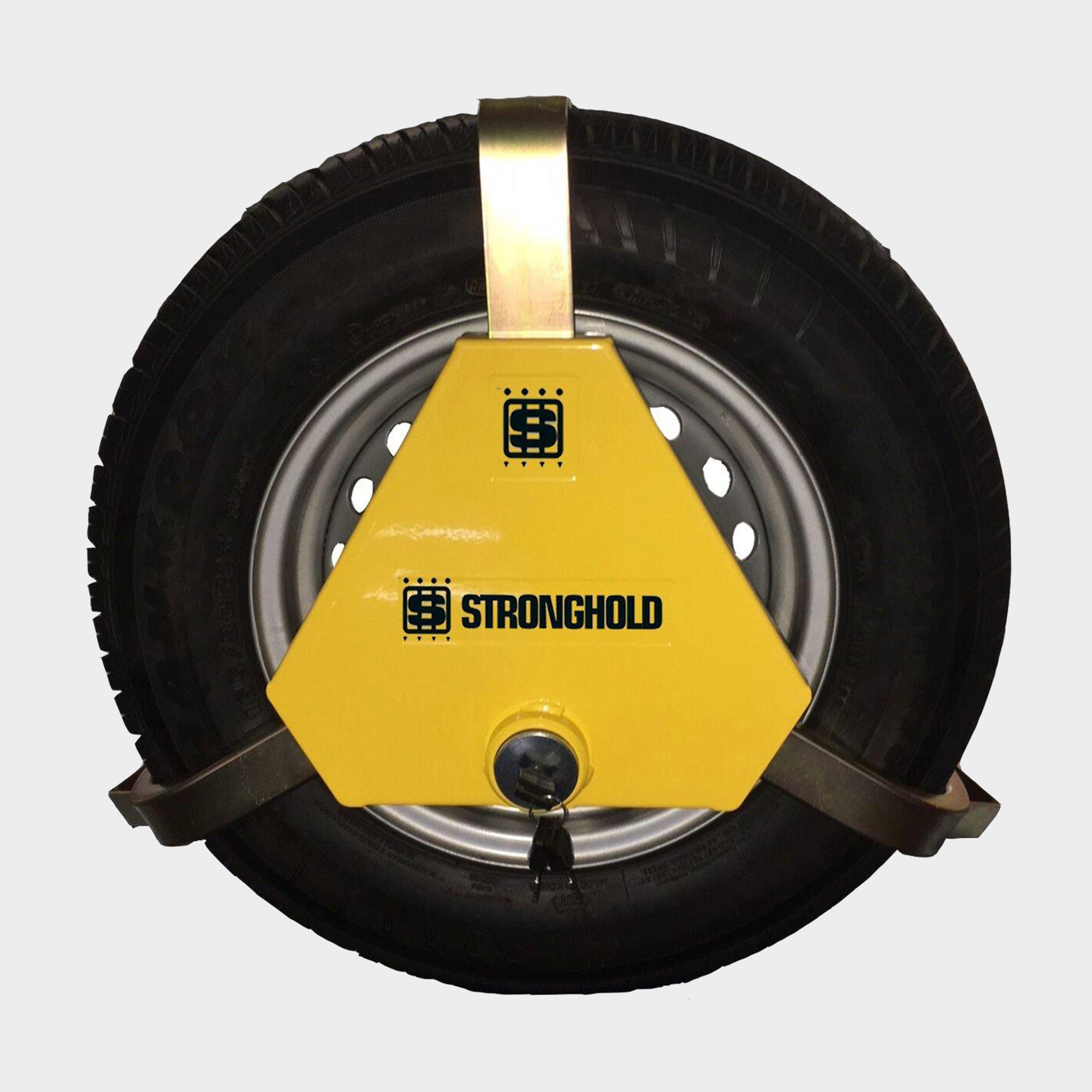 Image of Stronghold Apex Triangular Wheel Clamp (15” - 18”) - Yellow, Yellow