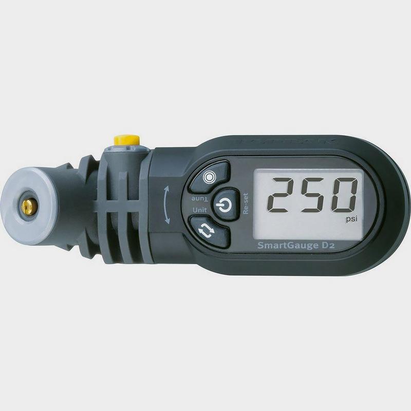 Millets TOPEAK Smartgauge D2 Digital Pressure Gauge - Black, Black