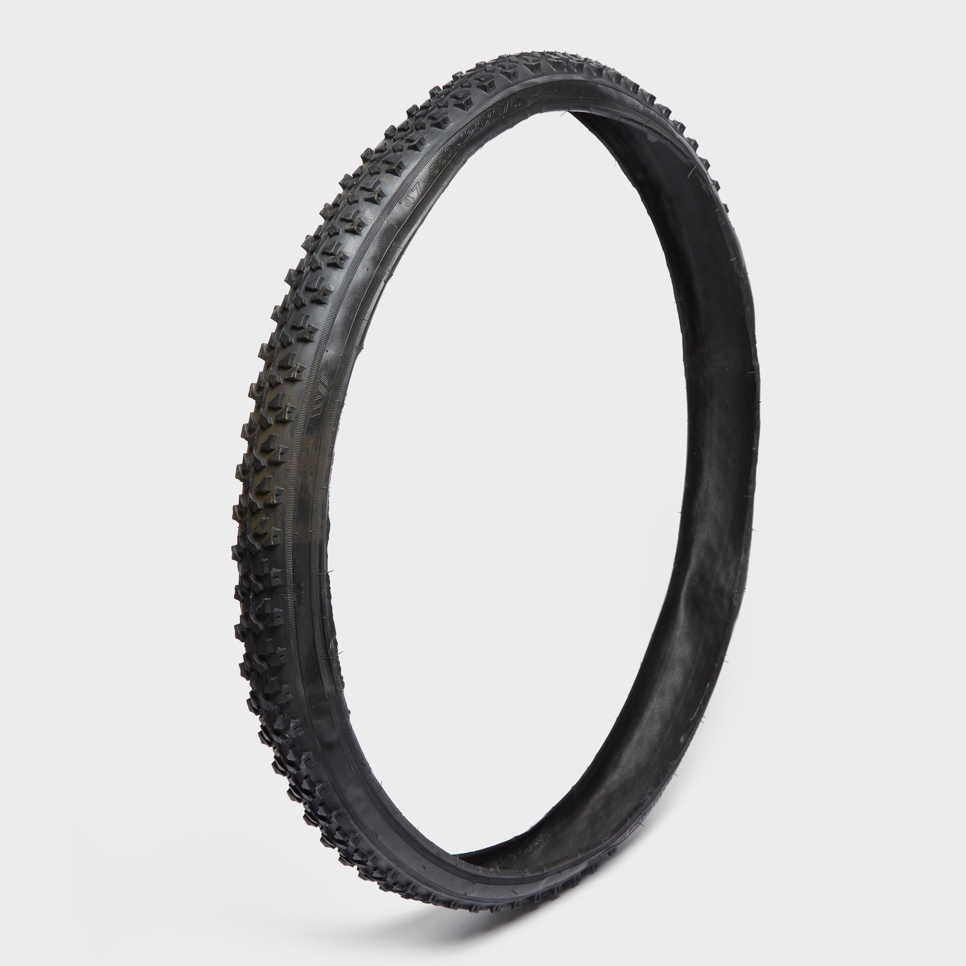 Image of One23 26 X 1.75 Folding Mountain Bike Tyre - Black, Black