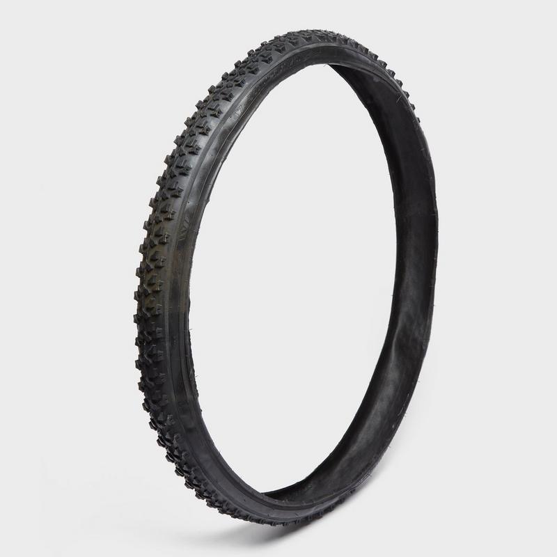 Millets One23 26 X 1.75 Folding Mountain Bike Tyre - Black, Black