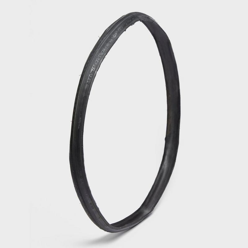 Millets One23 700 X 25 Folding Road Bike Tyre - Black, Black