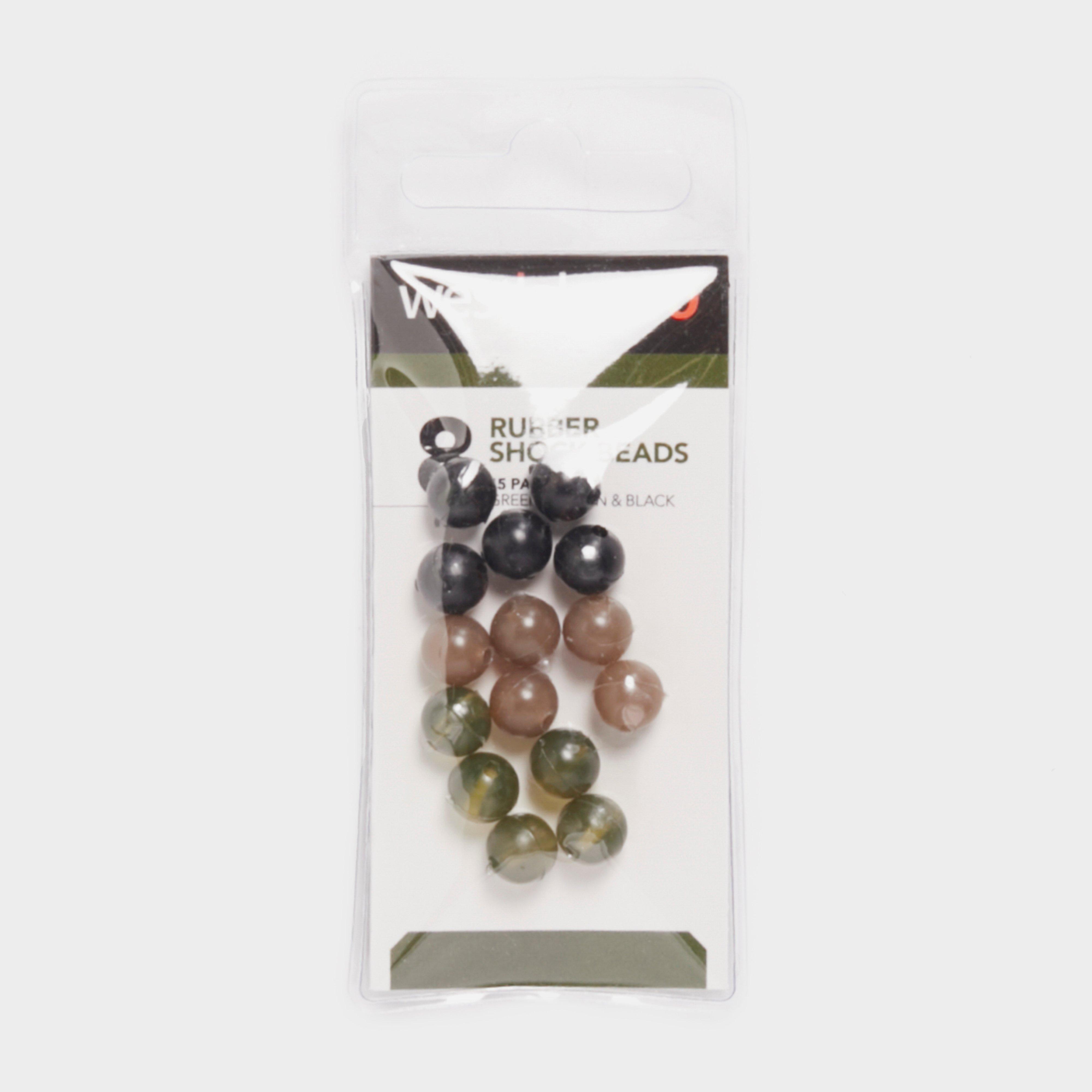 Photos - Other for Fishing West Lake Rubber Shock Beads  - Silver, Silver (8Mm)