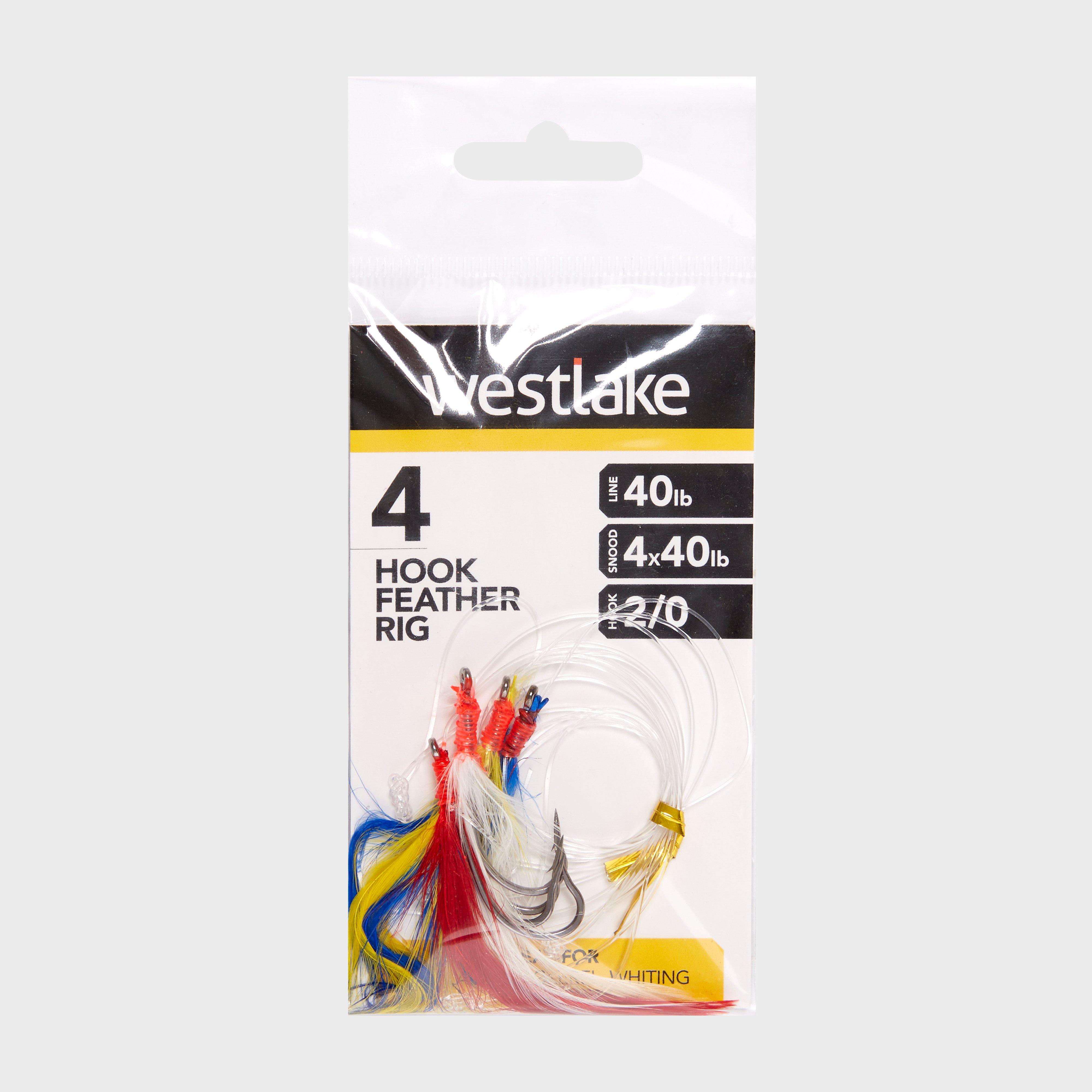 Image of Westlake 4 Hook Feather Rig (Size 2/0) - Multi, Multi