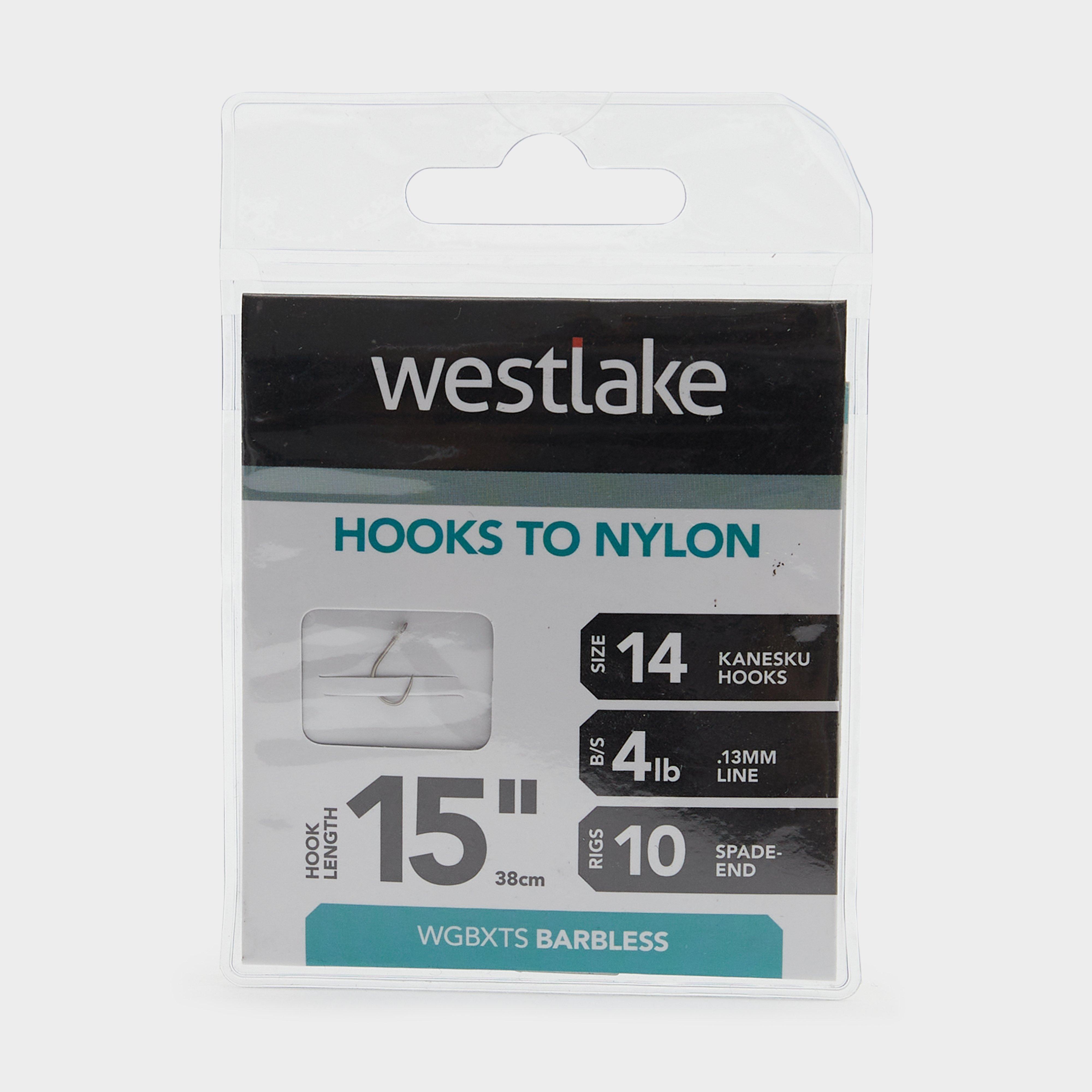 Photos - Bait West Lake Barbless Hooks to Nylon , Silver (Size 14)