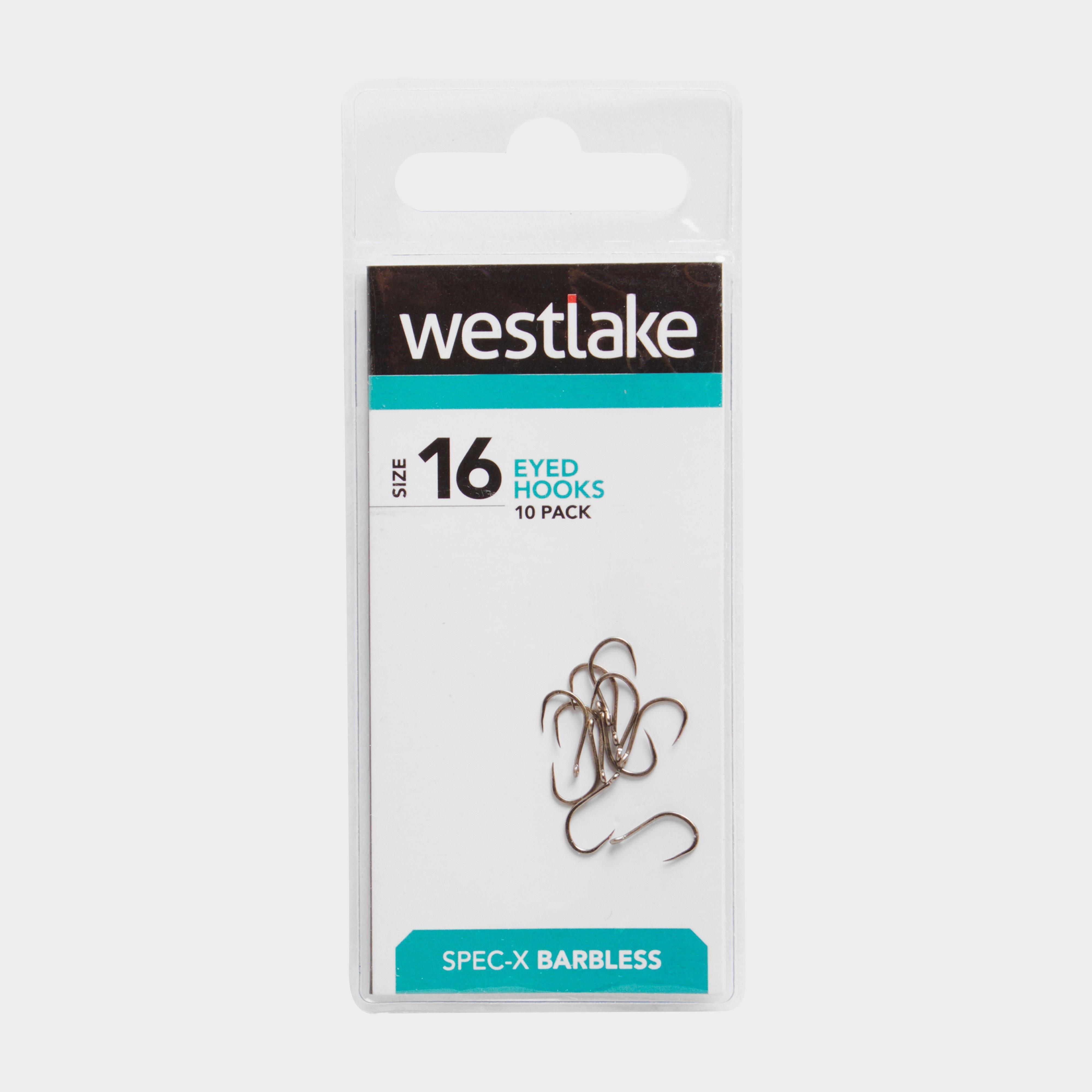 Photos - Fishing Hook / Jig Head West Lake Barbless Hooks Size 16, Silver 