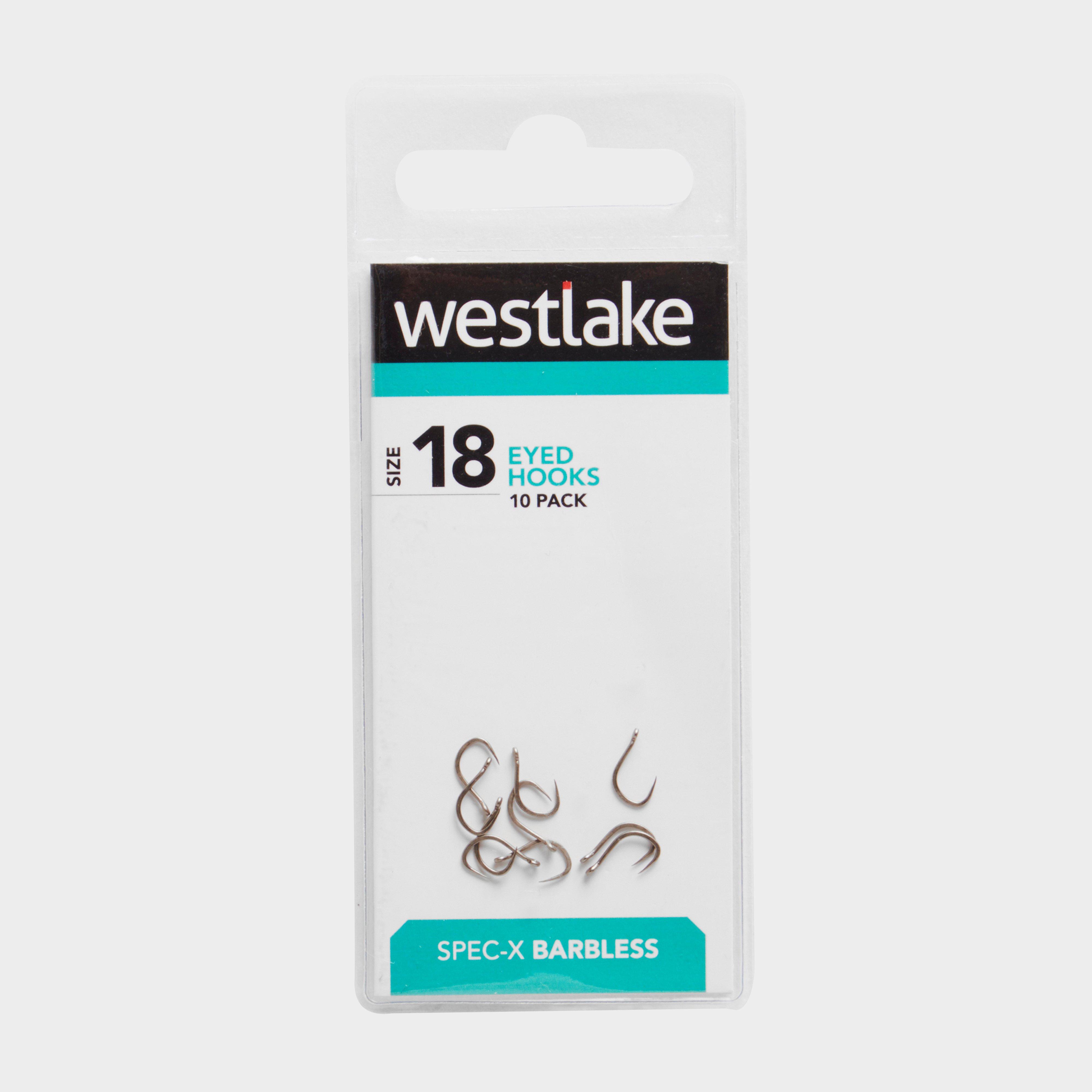Image of Westlake Barbless Eyed Hooks (Size 18), 18