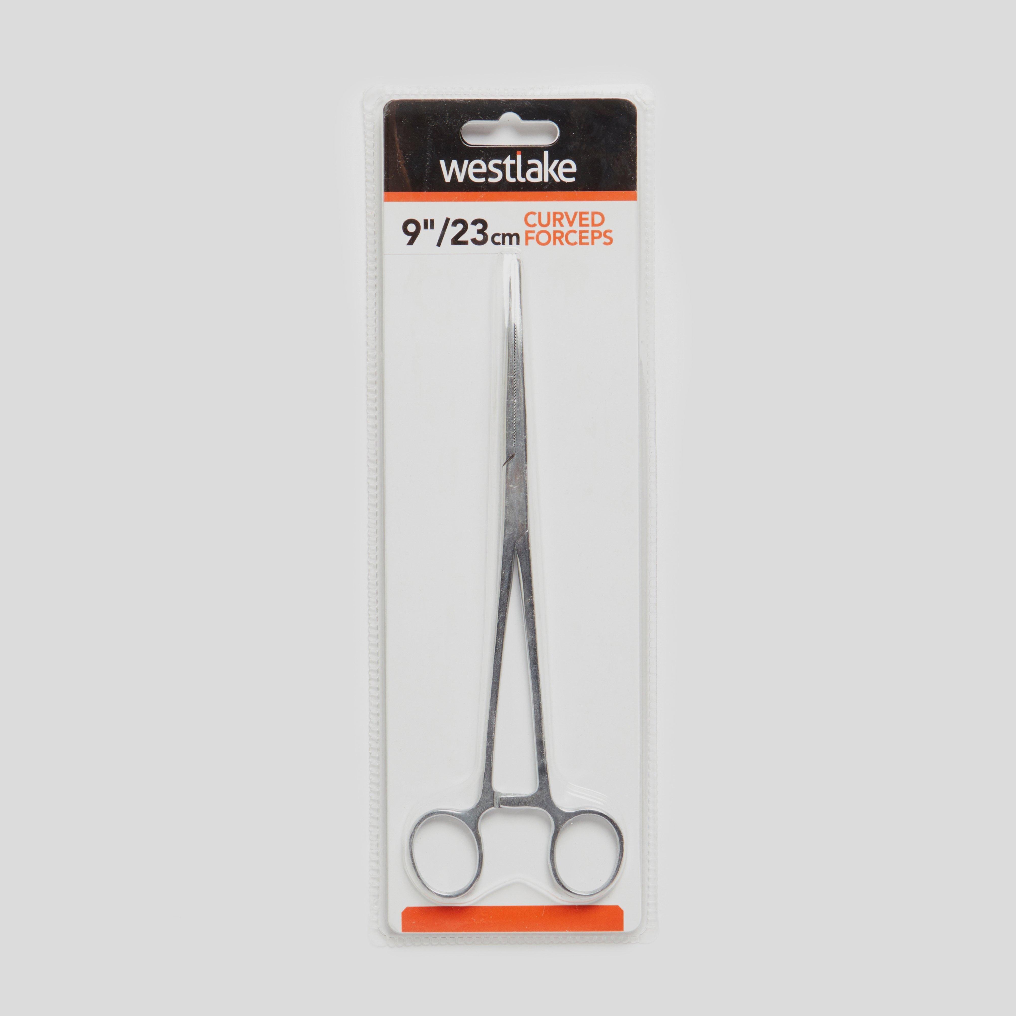 Photos - Bait West Lake Curved Forceps , Silver (22cm)