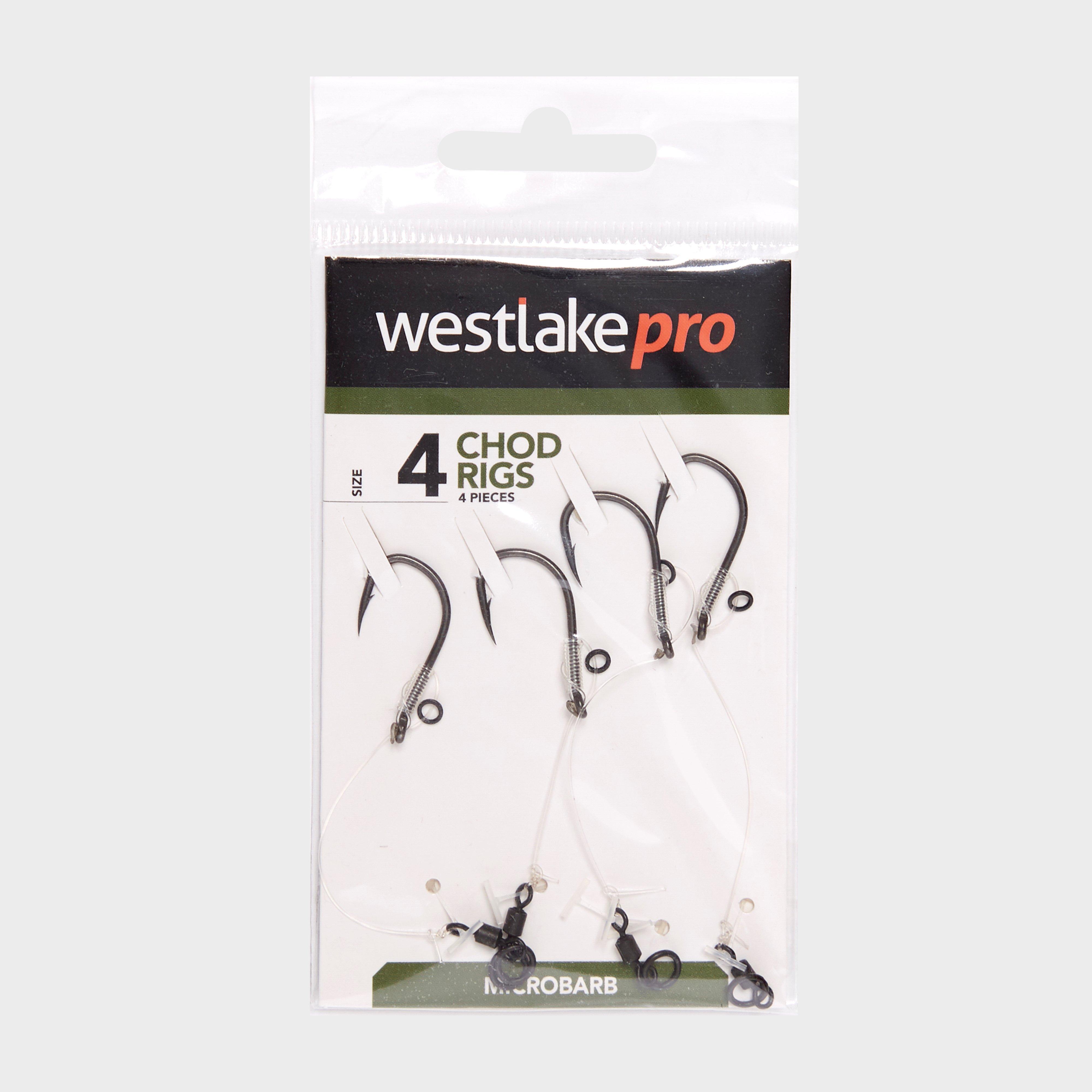 Image of Westlake Chod Rig Microbarbed Size 8 4Pcs - Silver, Silver