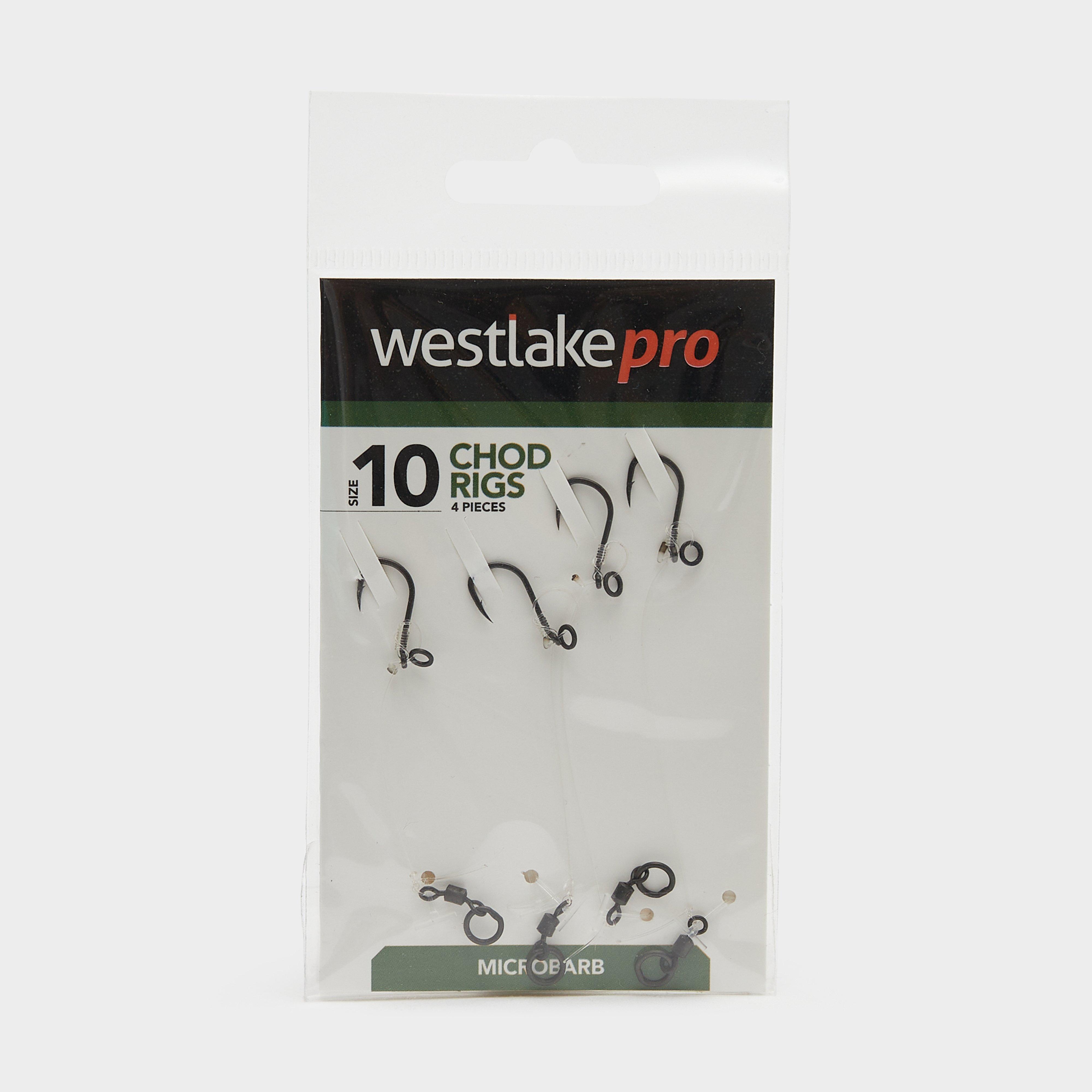 Image of Westlake Chod Rig Micro-Barbed Size 10 4Pcs - Silver, Silver