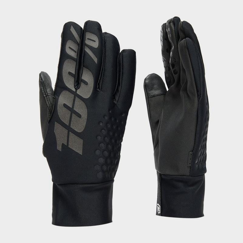 Millets 100% Men's Brisker Hydromatic Waterproof Gloves - Black, Black