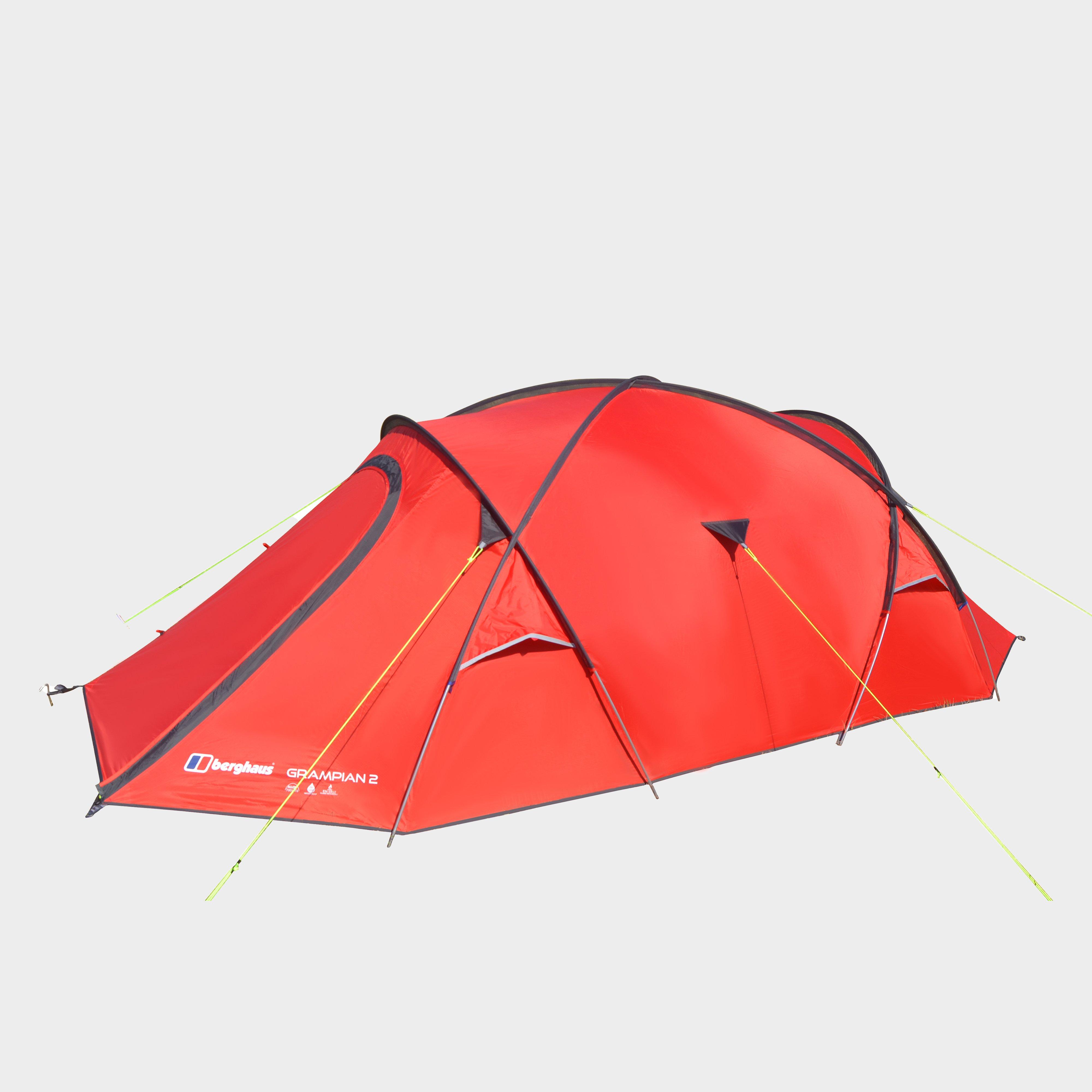 Image of Berghaus Grampian 2 Tent - Red, RED