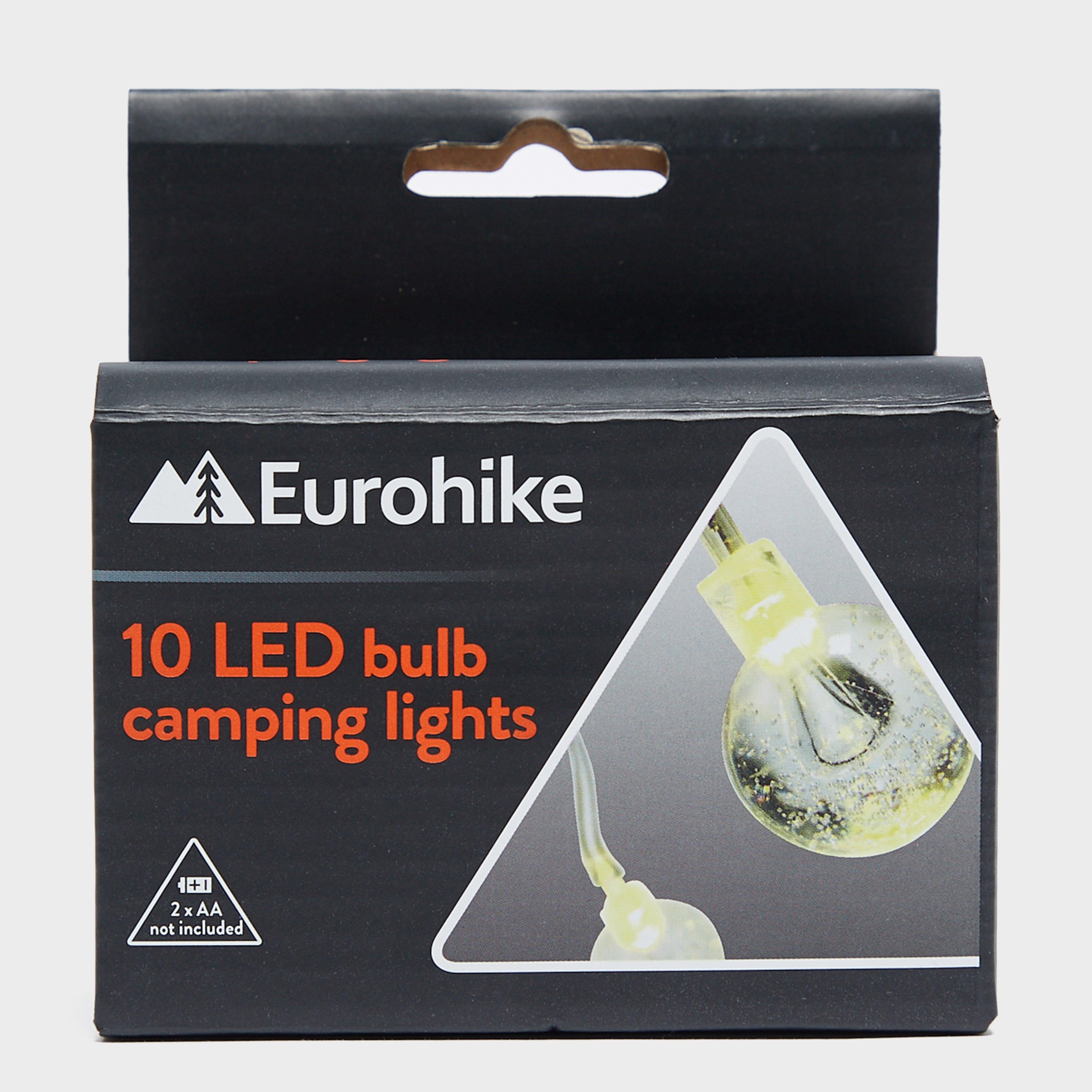 Image of Eurohike 10 Led Bulb Camping Lights - Clear, Clear