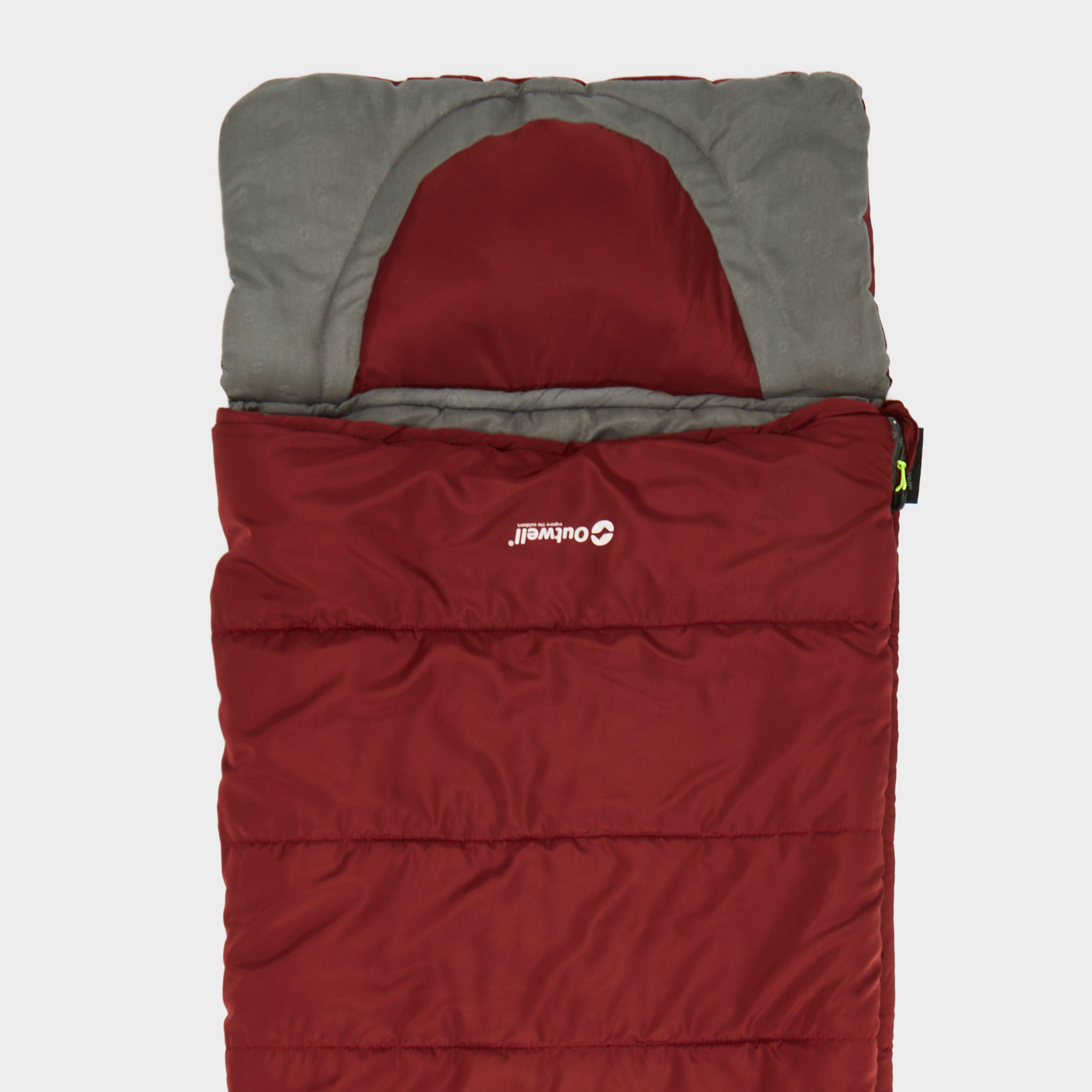 Photos - Sleeping Bag Outwell Contour Junior  - Red, Red 