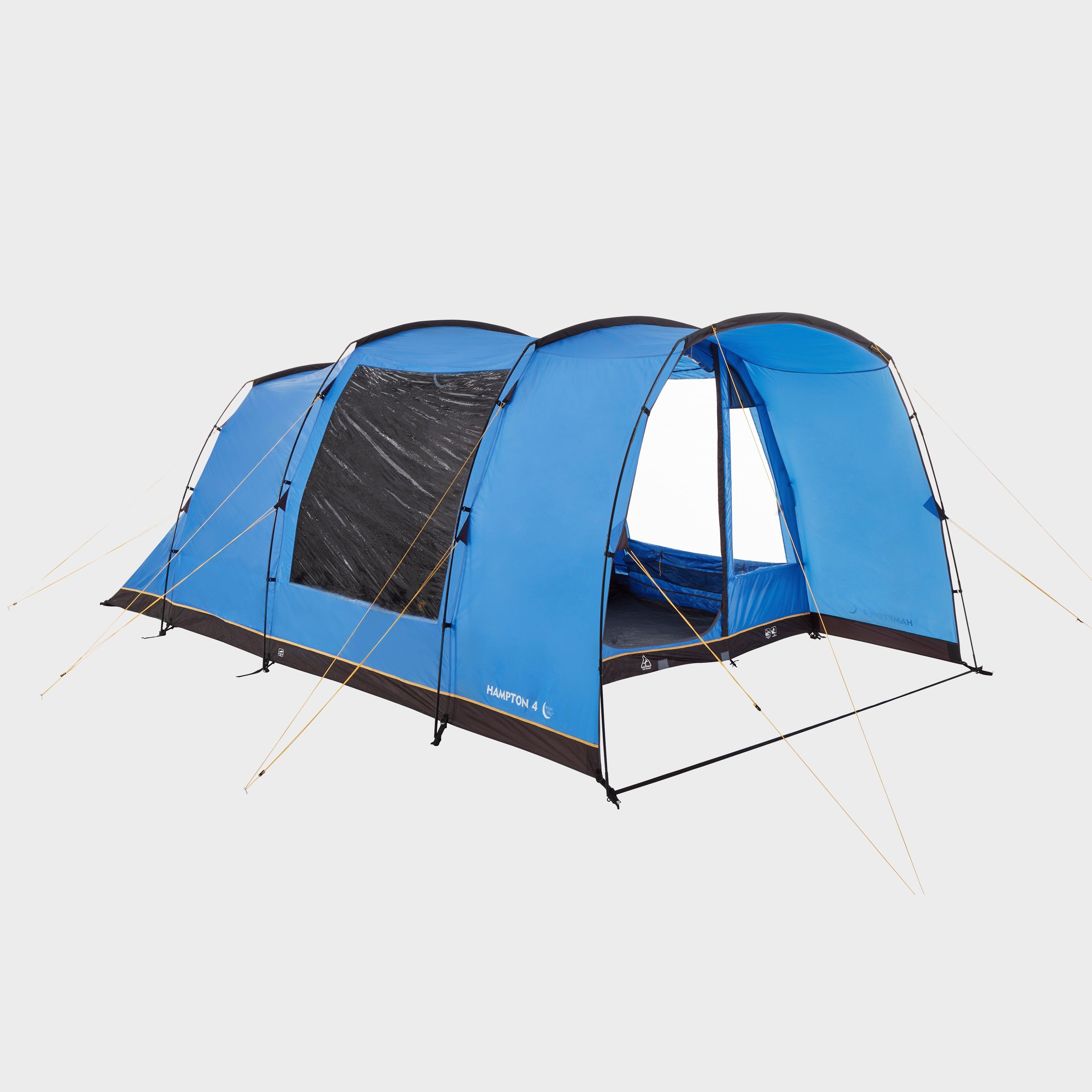 Hi-Gear Hi-Gear Hampton 4 Nightfall Family Tent - Blue, Blue