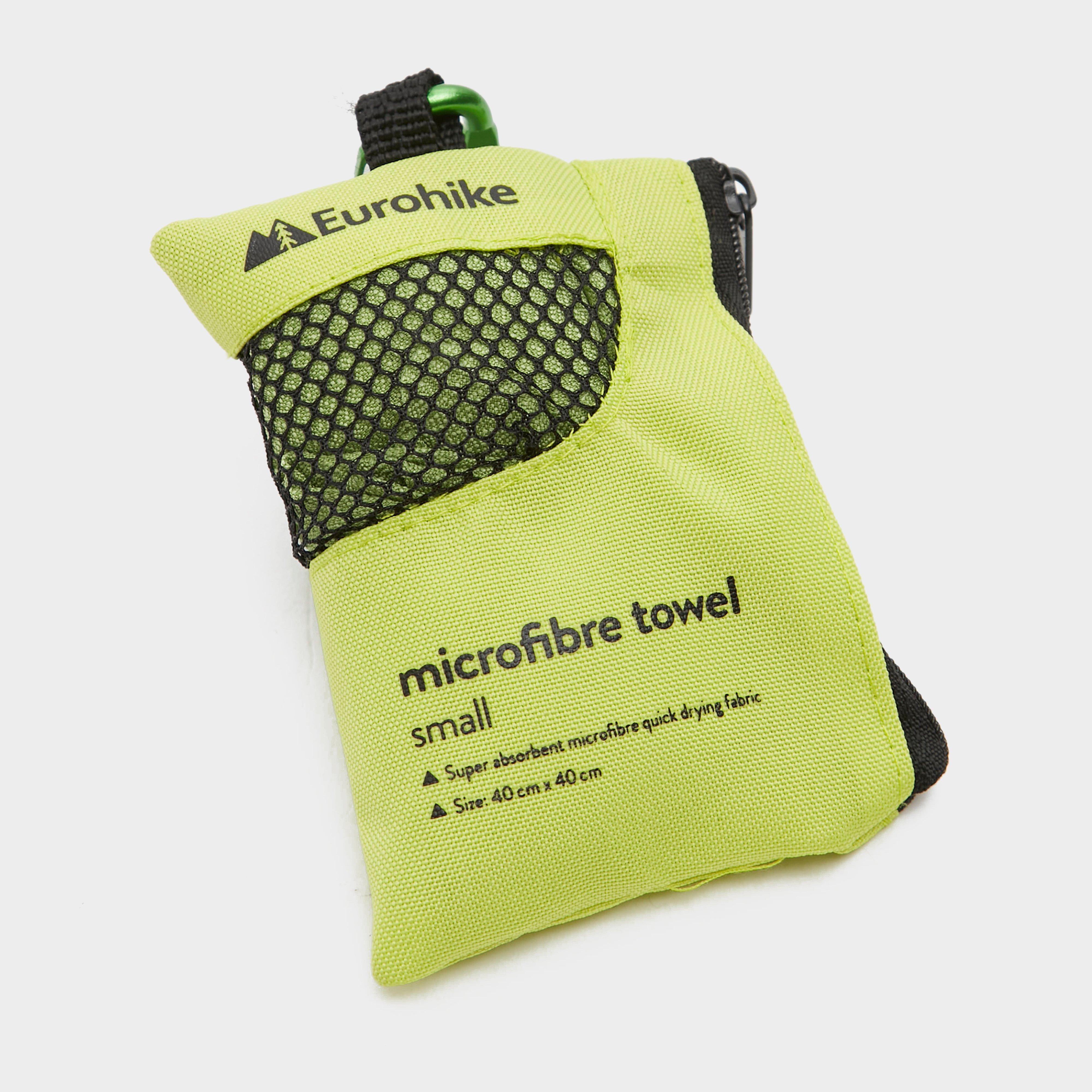 Image of Eurohike Microfibre Mini Clip Towel (40X40Cm) - Green, Green