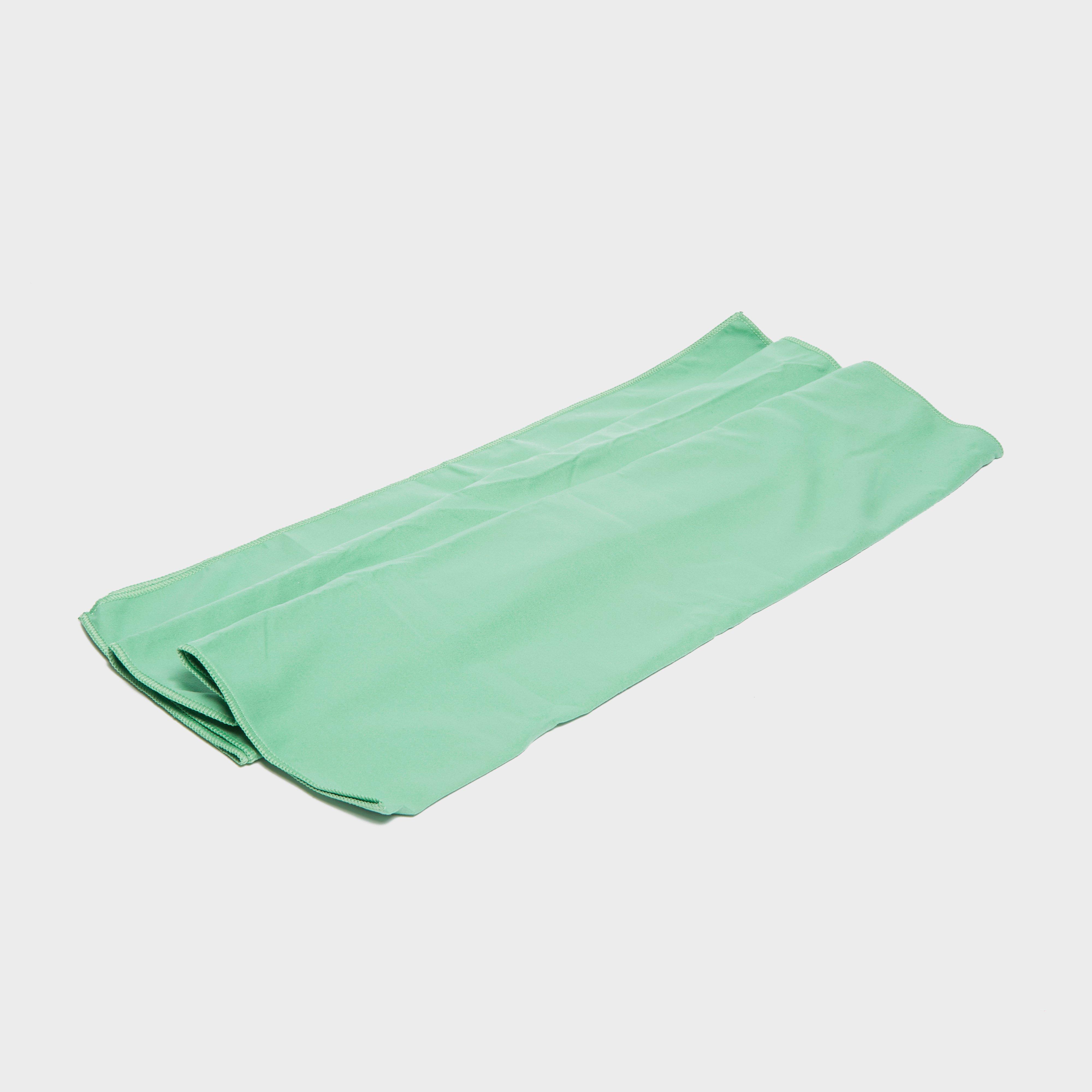 Suede Microfibre Travel Towel (Medium) - Green, Green