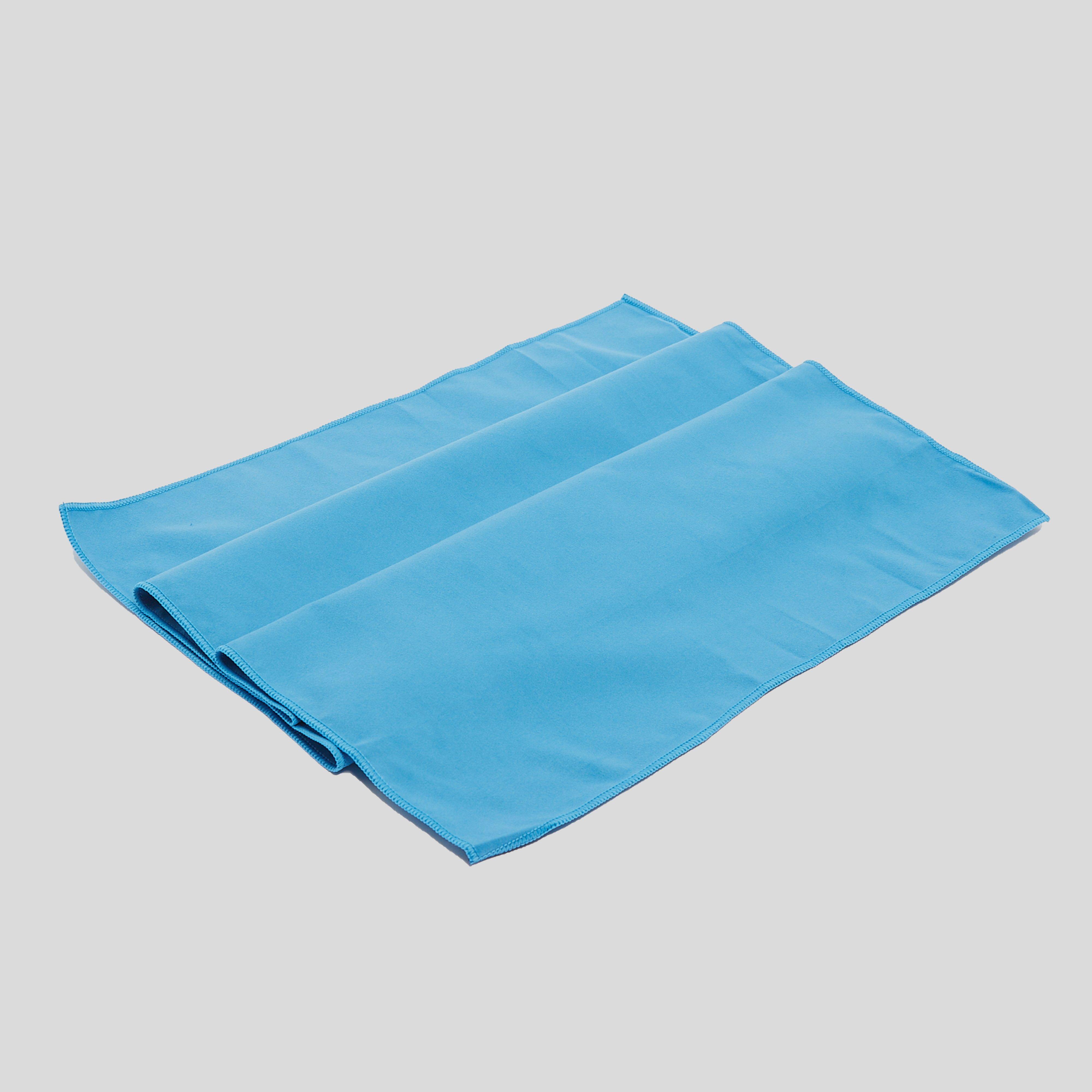 Image of Technicals Suede Microfibre Travel Towel (Small) - Blue, Blue