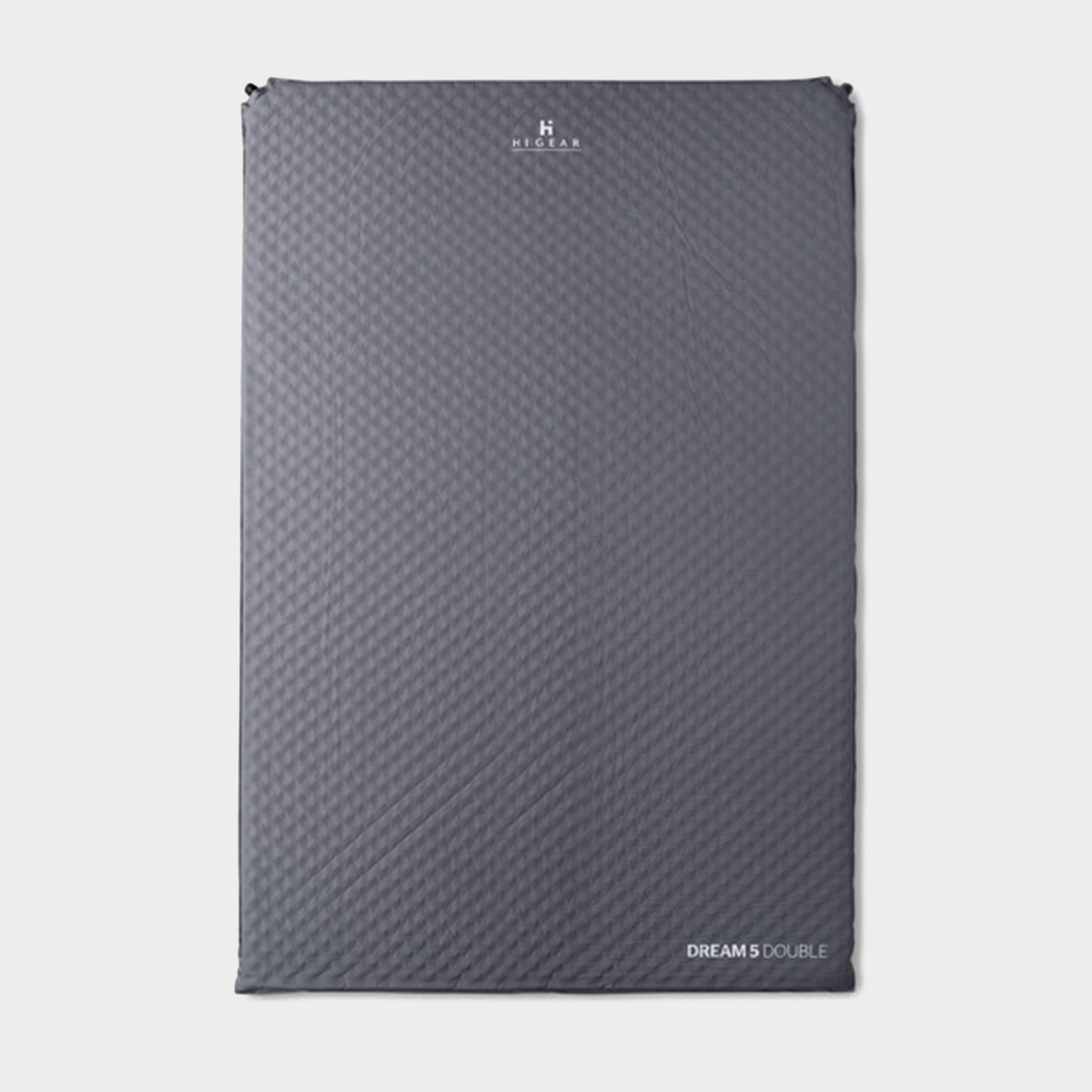 Photos - Camping Mat Hi-Gear Dream 5 Double Self-Inflating Mattress - Grey, Grey 