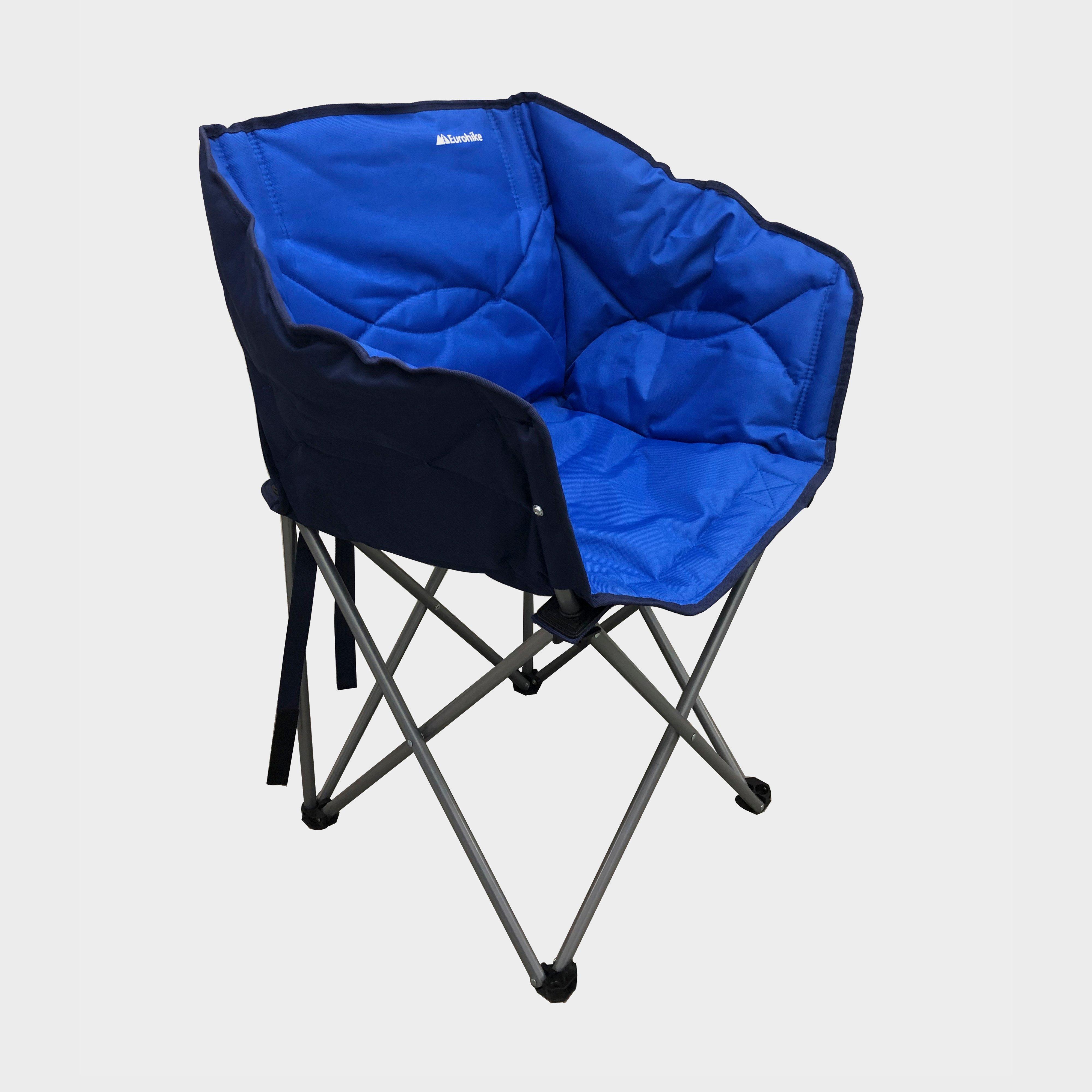 Image of Eurohike Quilted Tub Chair - Blue, Blue